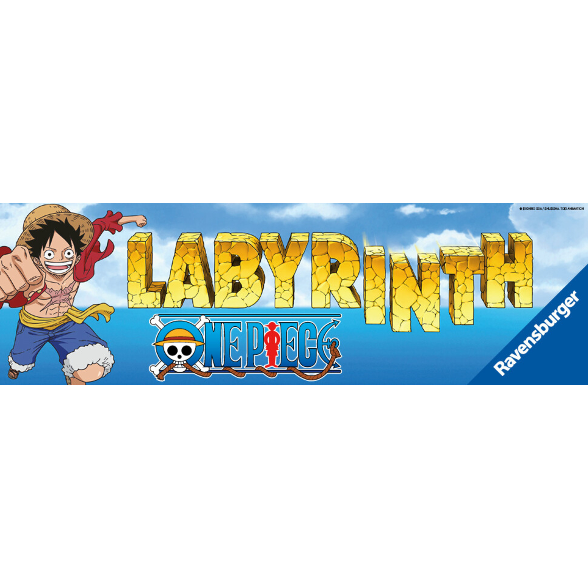 Labirinto one piece, gioco da tavolo, da 2 a 4 giocatori, 7+ anni - ravensburger - RAVENSBURGER