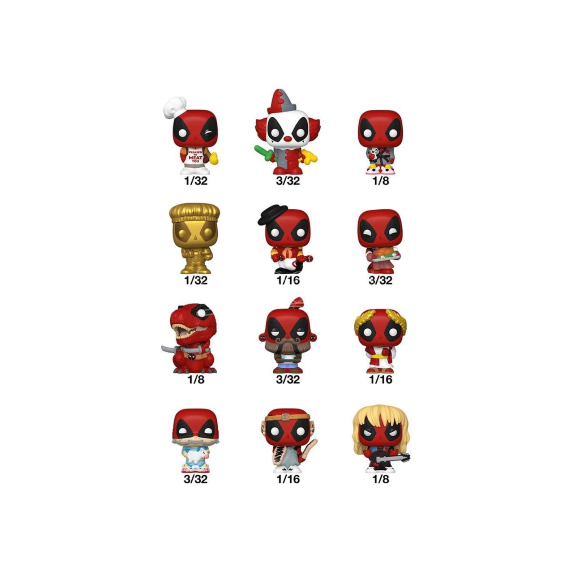 Funko pop - bitty - figura deadpool - assortito - Avengers