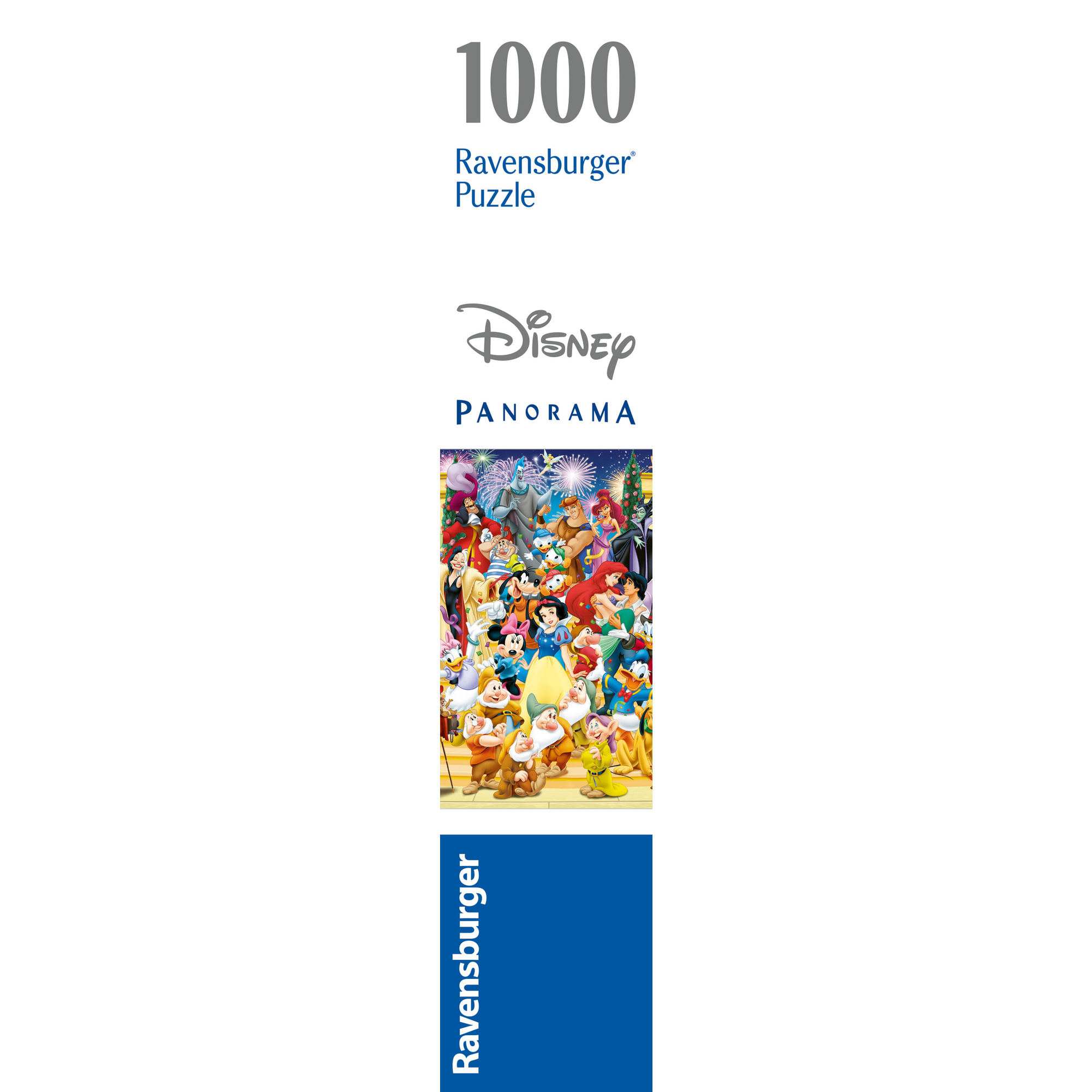 Puzzle panorama: disney, collezione panorama, 1000 pezzi, puzzle adulti - ravensburger - Disney