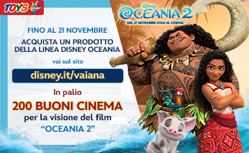 VINCI BUONI CINEMA PER IL FILM &#8220;OCEANIA 2&#8221;