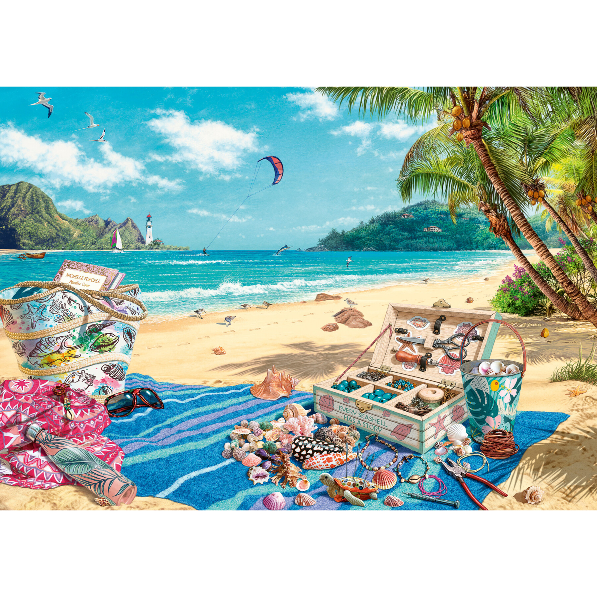 Puzzle la collezione di conchiglie, 1000 pezzi, puzzle adulti - ravensburger - RAVENSBURGER