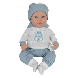 Bambola jordan - blu - 42cm - LOVE BEBÈ