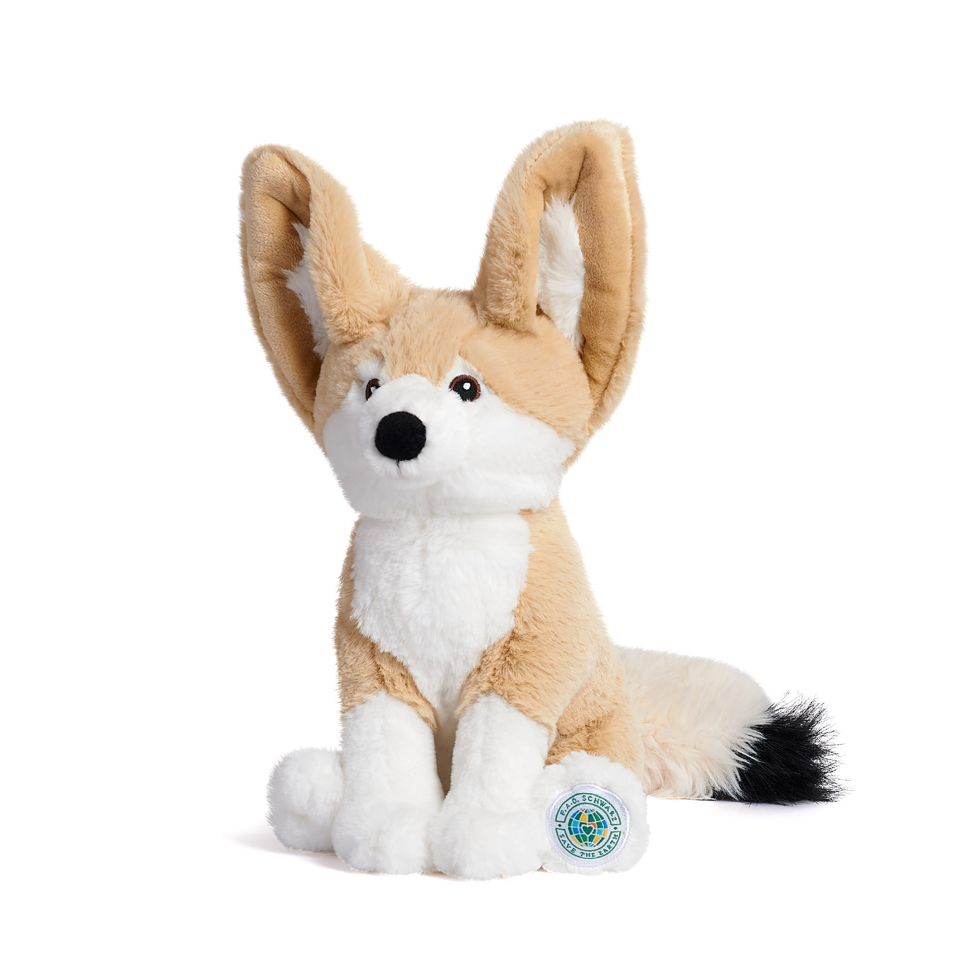 Peluche volpe fennece planet love eco-sostenibile, 25 cm - FAO Schwarz