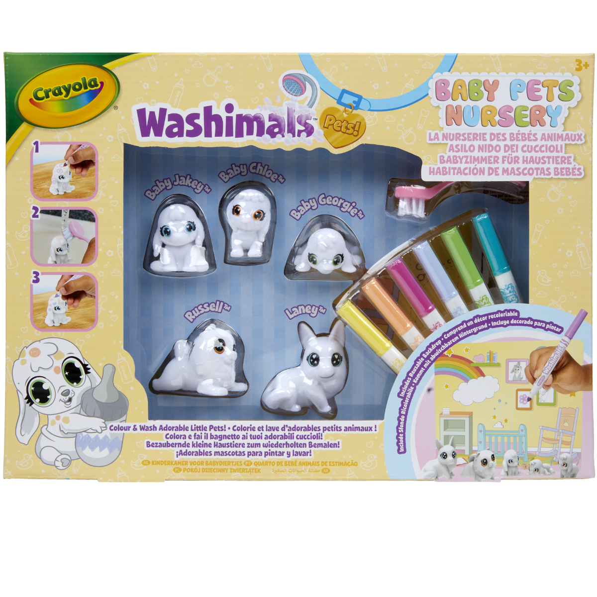 Crayola washimals baby pets nursery - l'asilo nido dei cuccioli - CRAYOLA