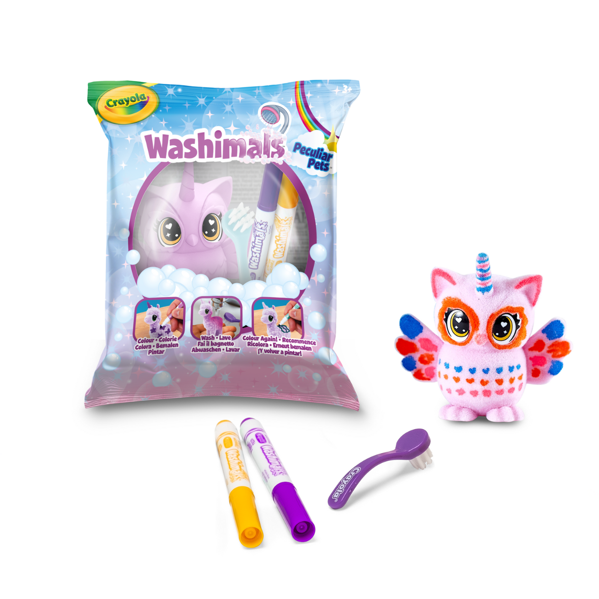 Crayola washimals pastel peculiar pets - mini buste collezionabili - CRAYOLA