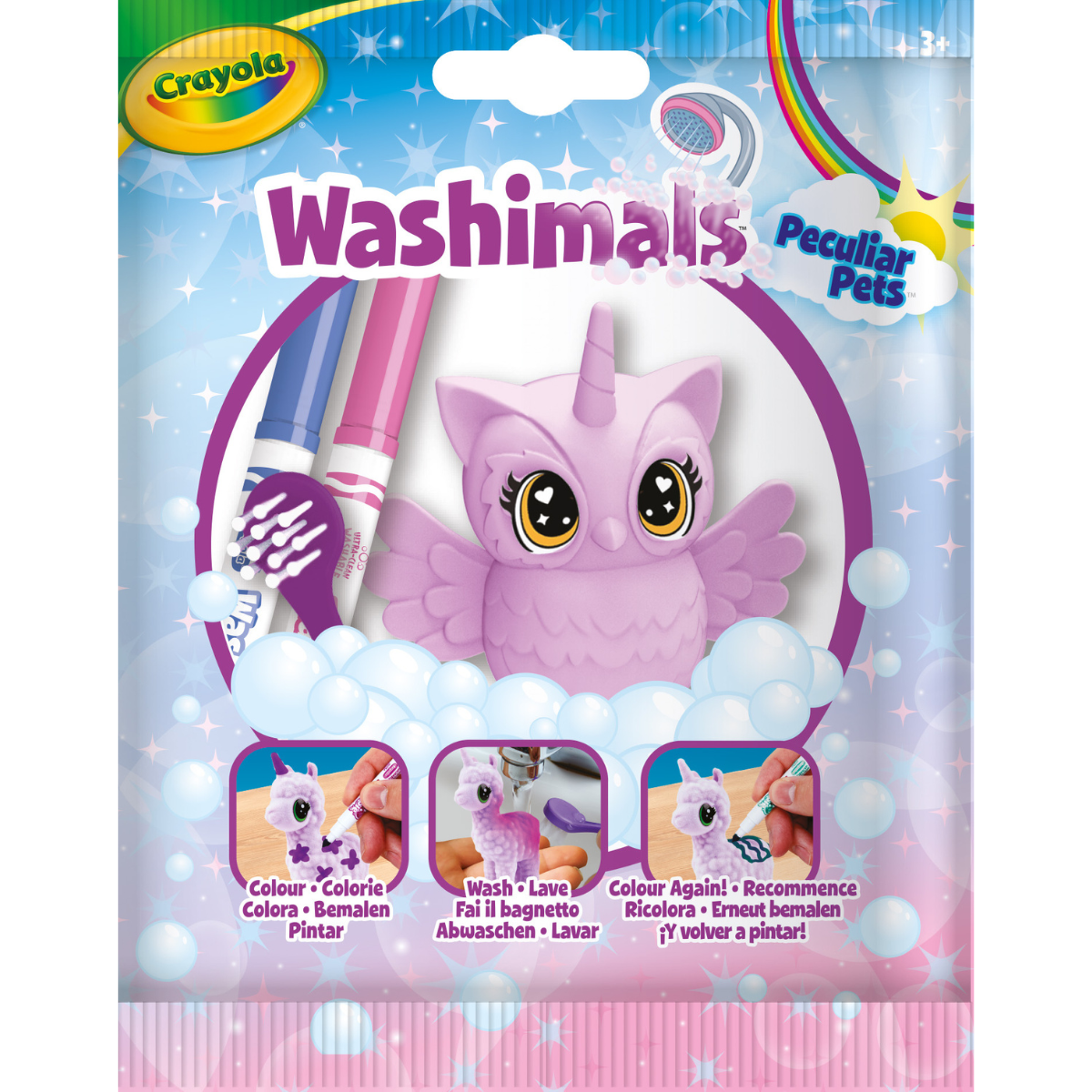 Crayola washimals pastel peculiar pets - mini buste collezionabili - CRAYOLA