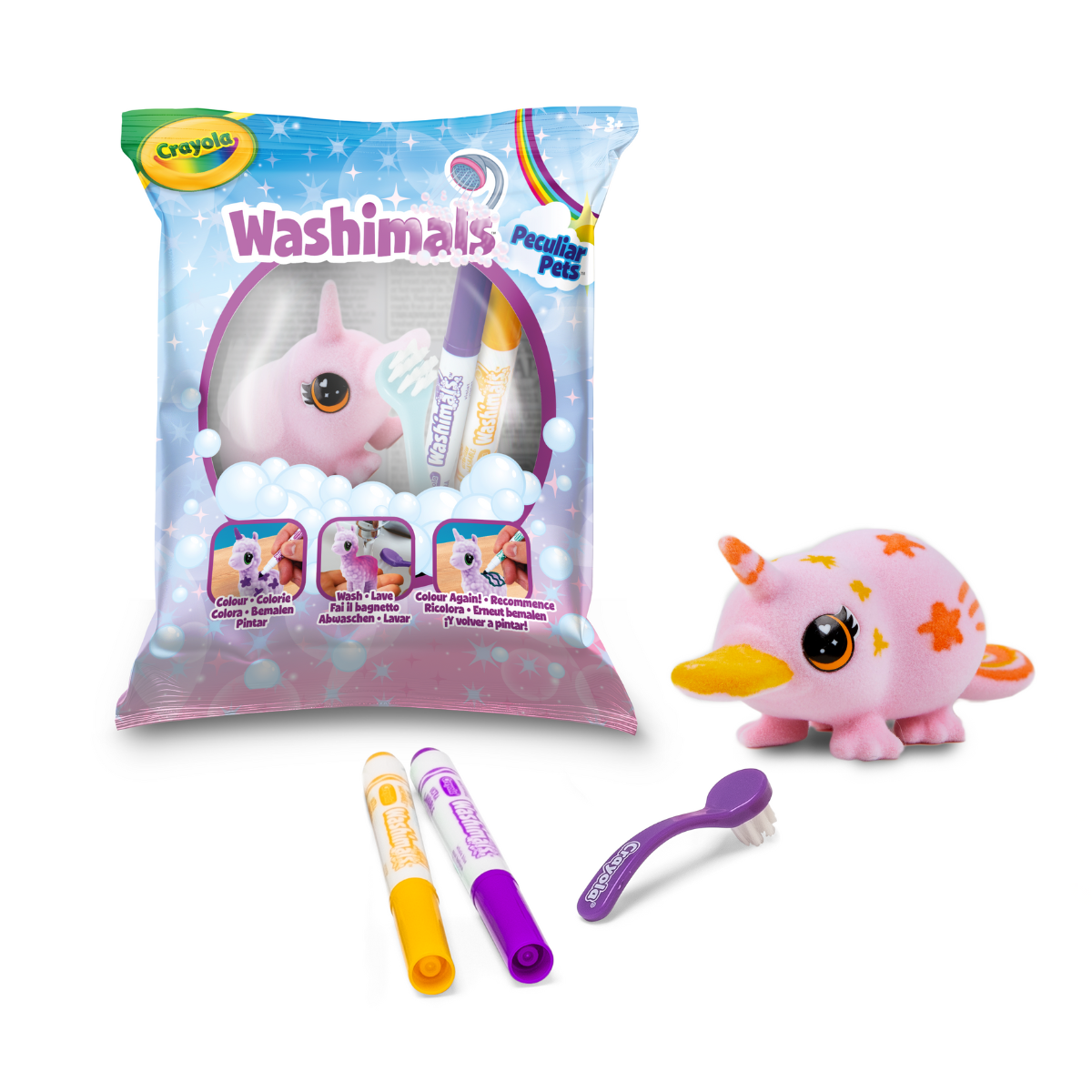 Crayola washimals pastel peculiar pets - mini buste collezionabili - CRAYOLA