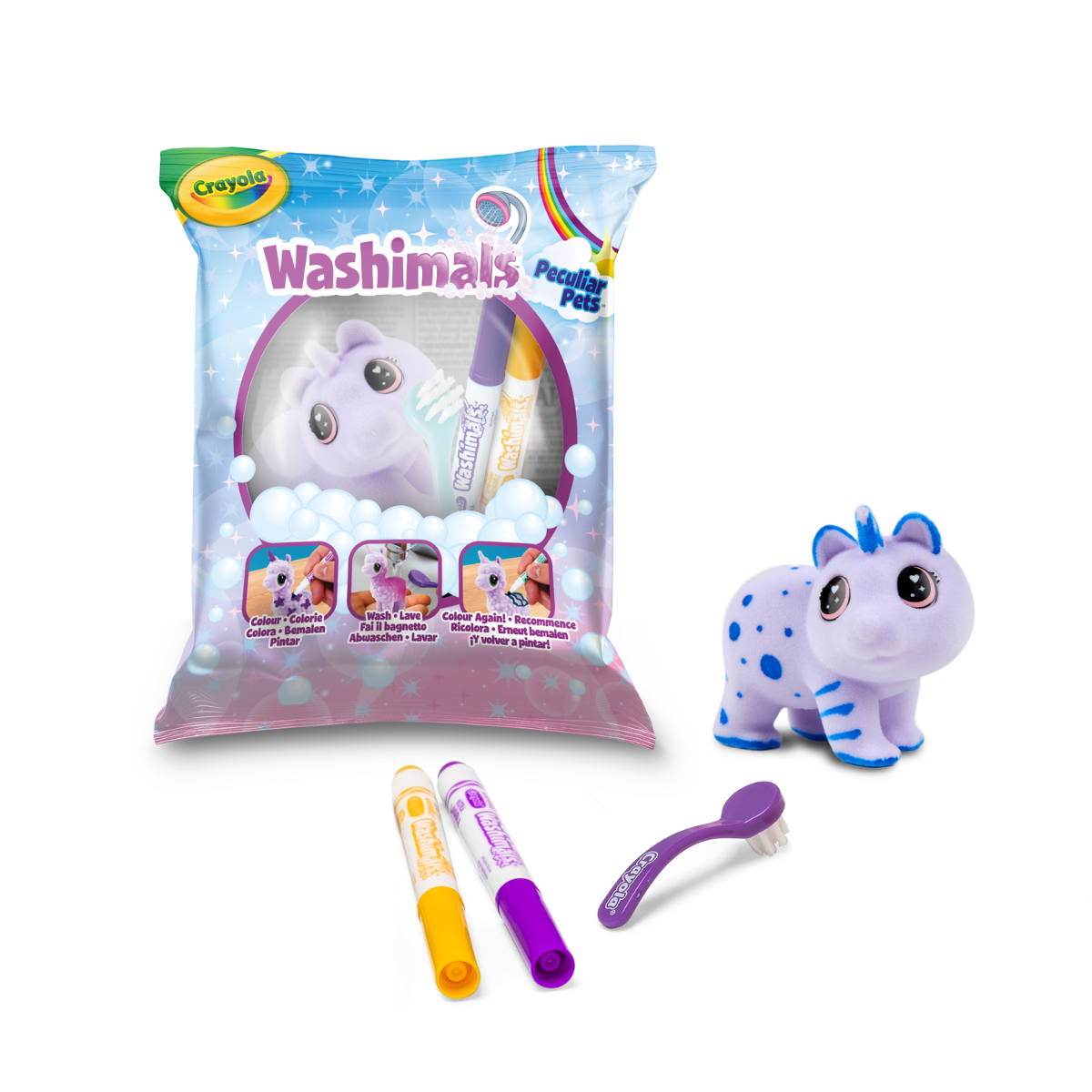 Crayola washimals pastel peculiar pets - mini buste collezionabili - CRAYOLA