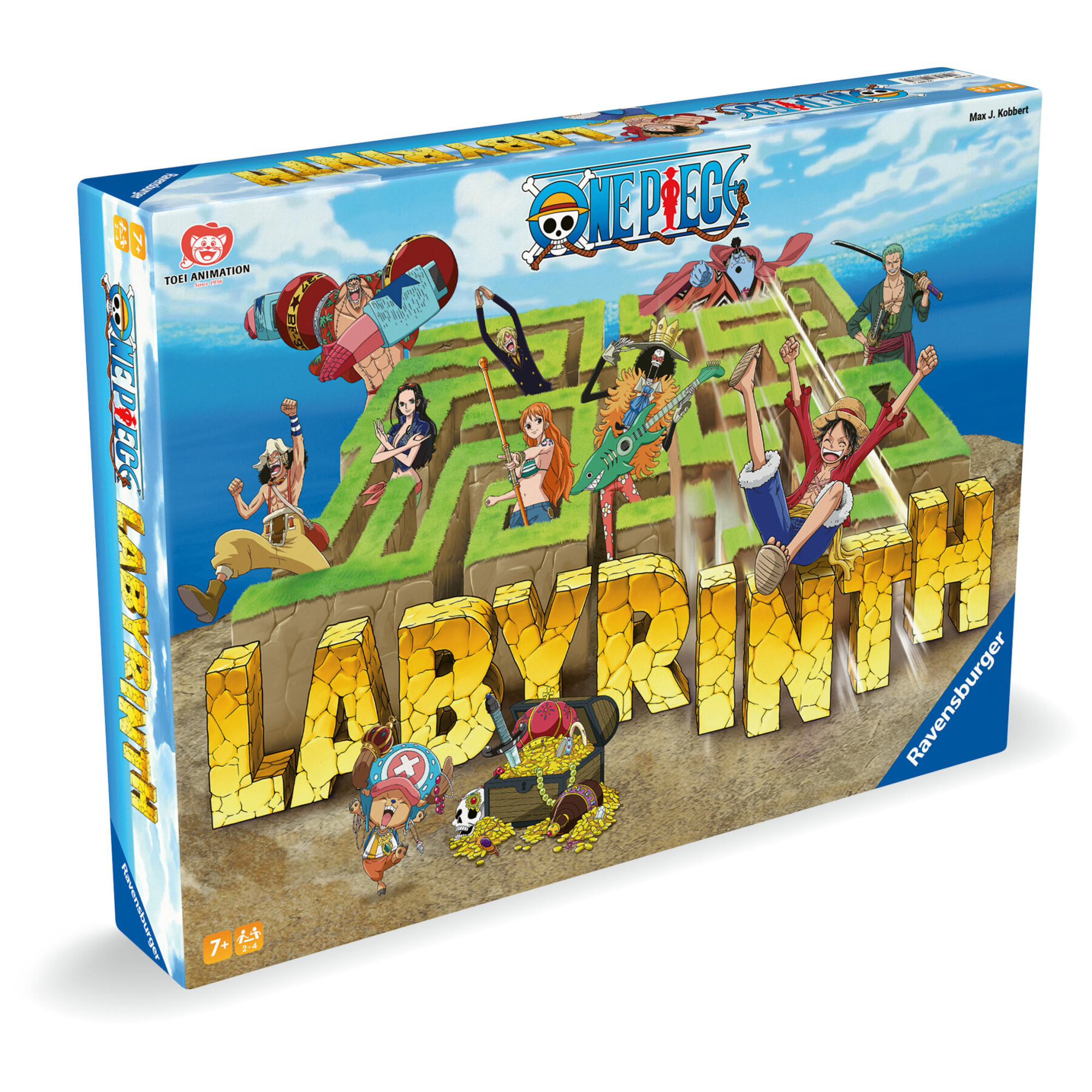 Labirinto one piece, gioco da tavolo, da 2 a 4 giocatori, 7+ anni - ravensburger - RAVENSBURGER