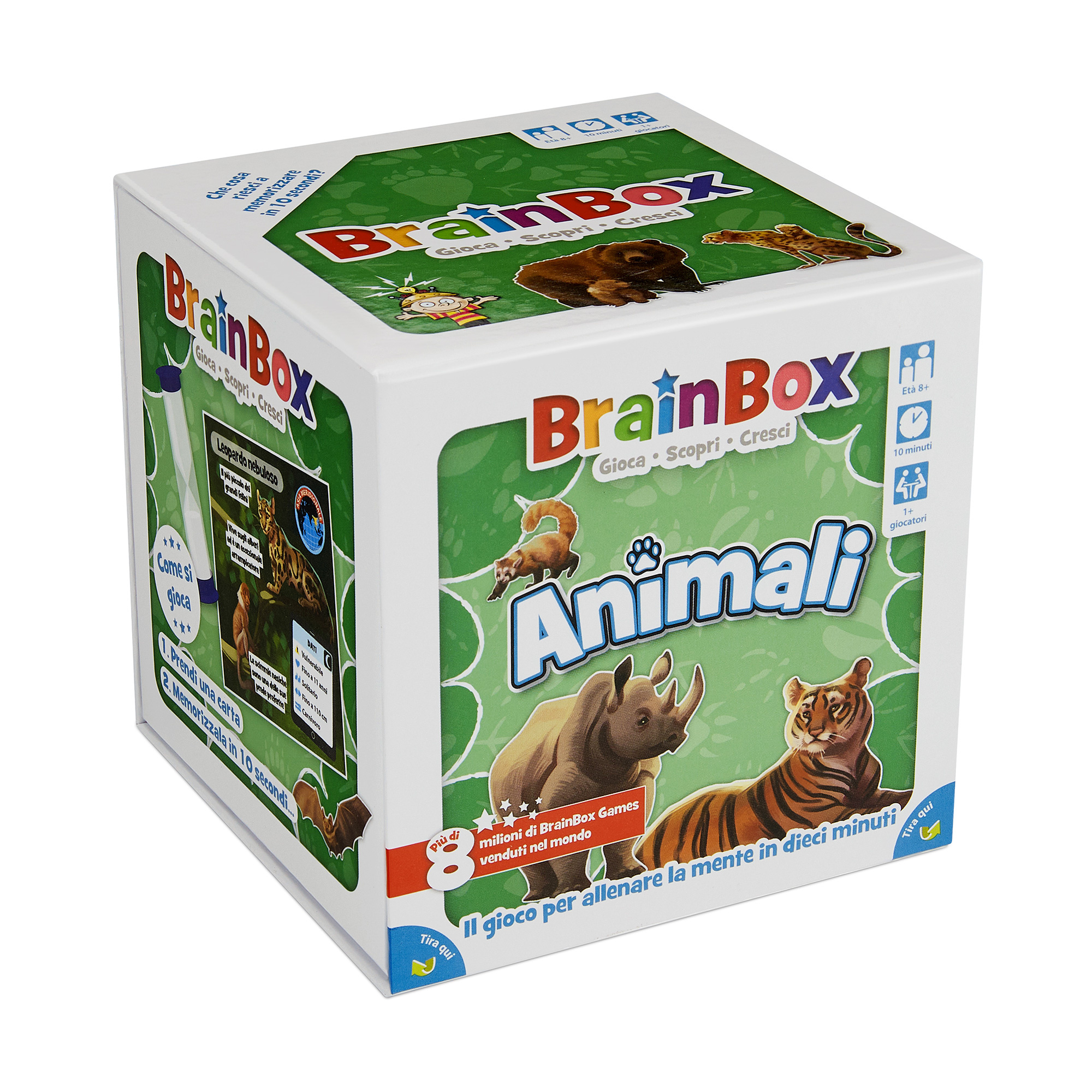 Brainbox animali: gioco educativo per memoria e osservazione - 8+ - ASMODEE