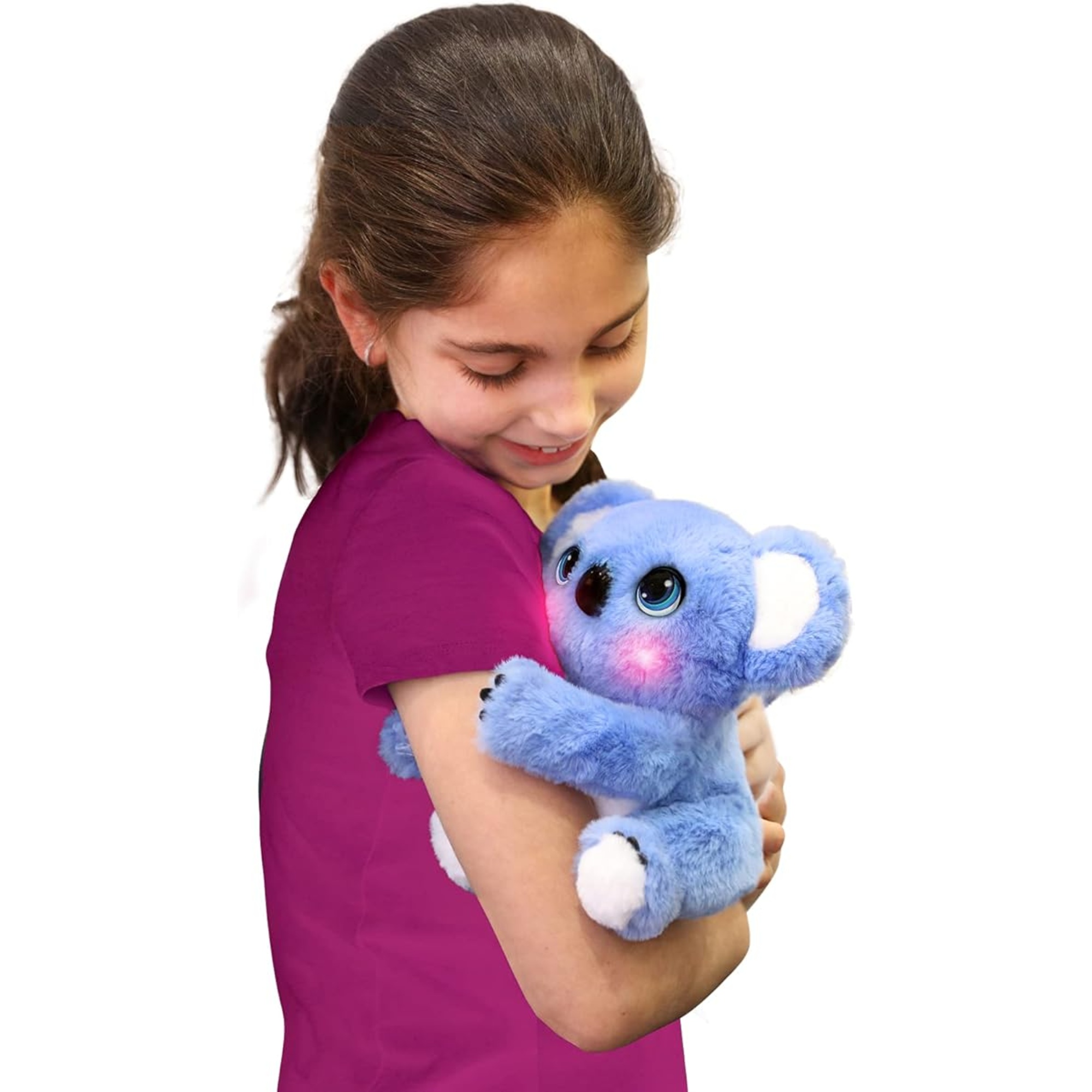 My fuzzy friends - peluche interattivo koala sidney in confezione regalo, 50 reazioni, led multicolore - MY FUZZY FRIENDS