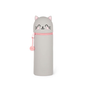 Astuccio kitty 2 in 1 in morbido silicone - kawaii - extraordinary stationery - LEGAMI