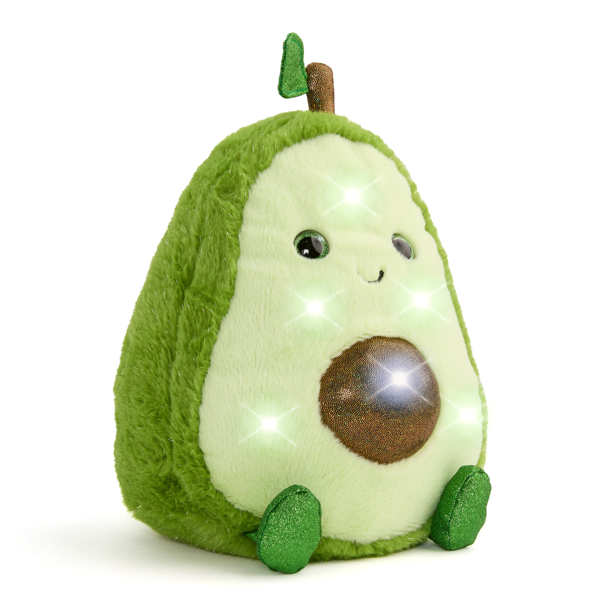 Peluche avocado glow brights con luci accattivanti e suoni, 28 cm - FAO Schwarz