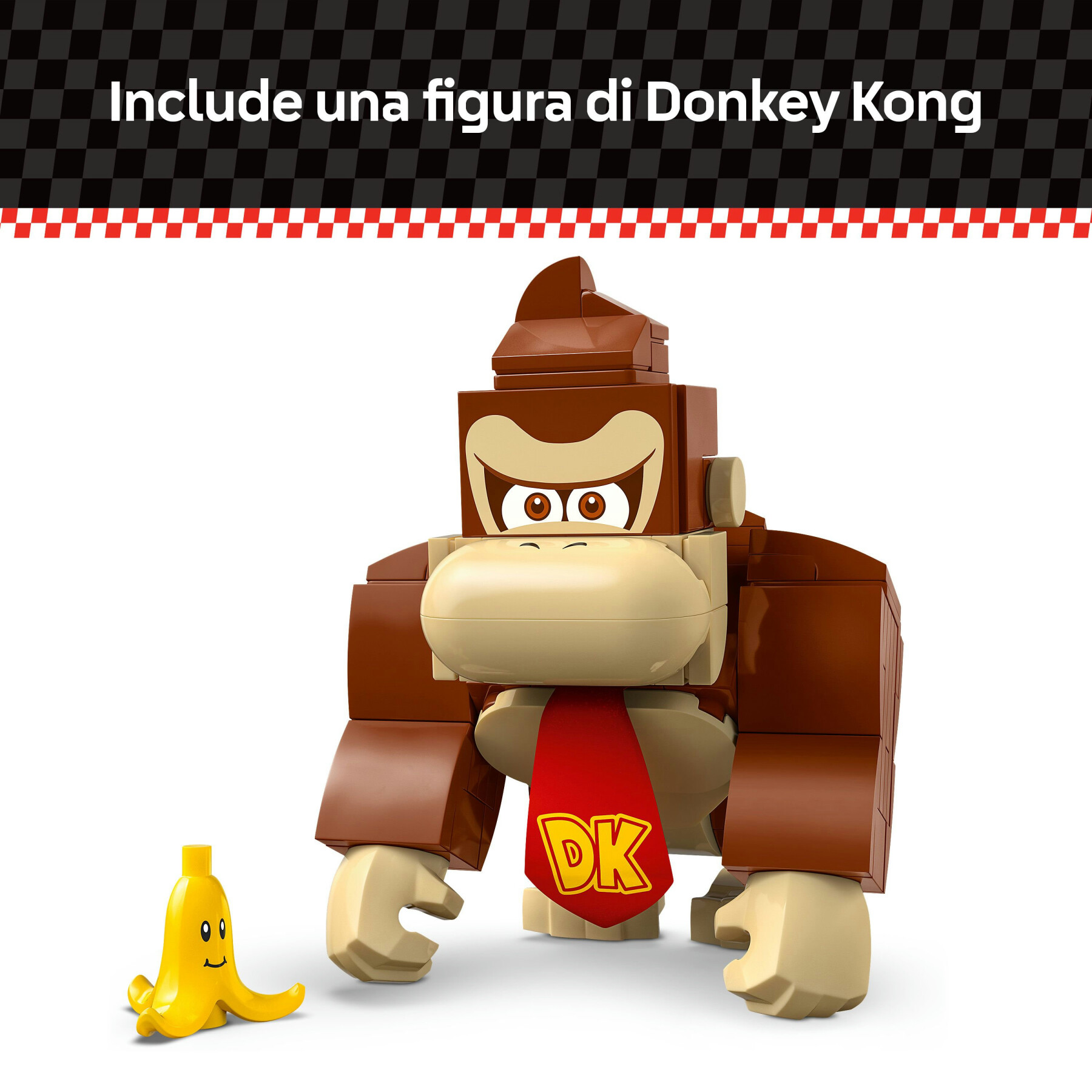 Lego super mario 72033 mario kart: donkey kong e maxibarile dk, auto da costruire con personaggio nintendo, giochi bambini 8+ - LEGO® Super Mario™