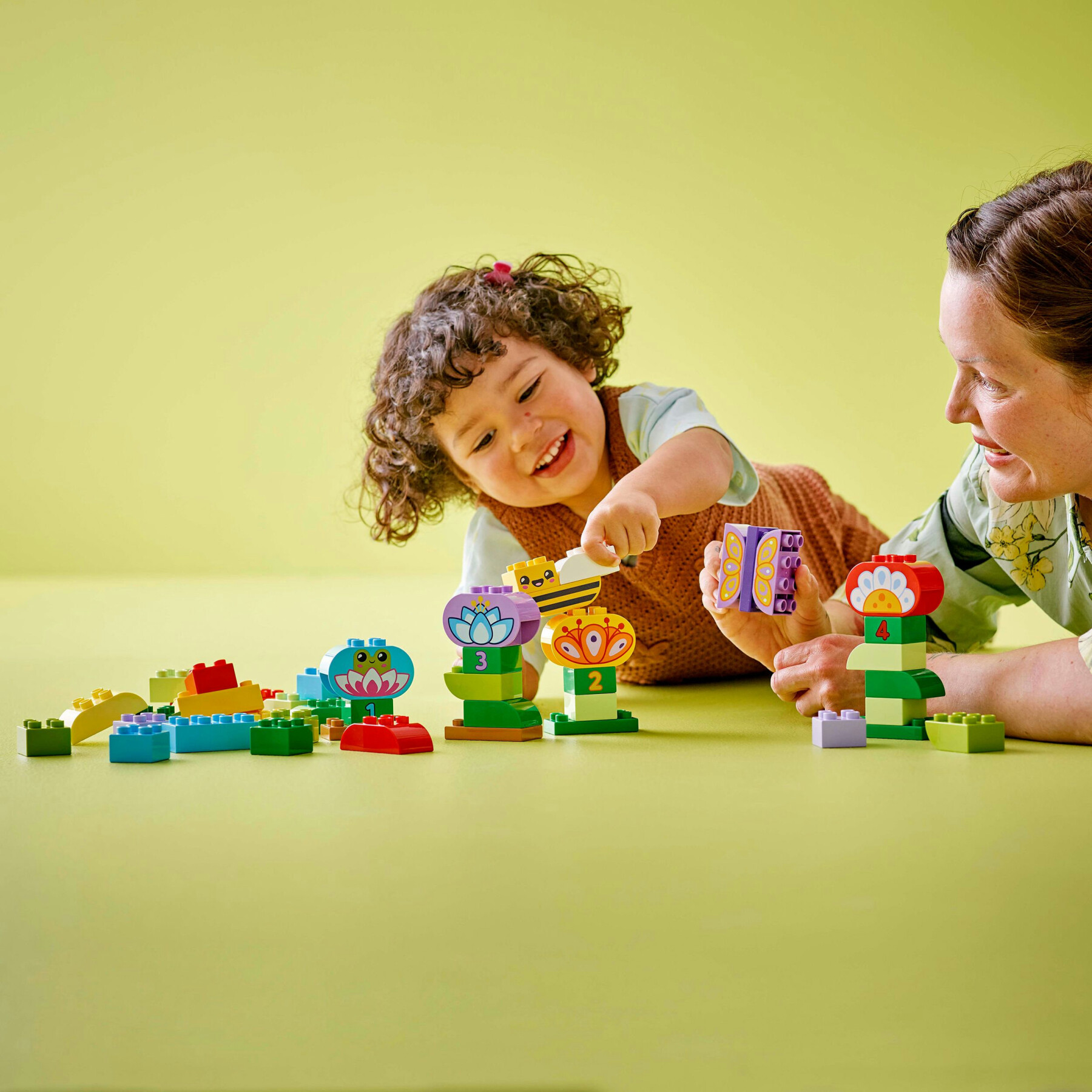 Lego duplo 10444 giardino e fiori creativi, giochi educativi per l'apprendimento dei numeri bambini 2+ con animali giocattolo - LEGO DUPLO