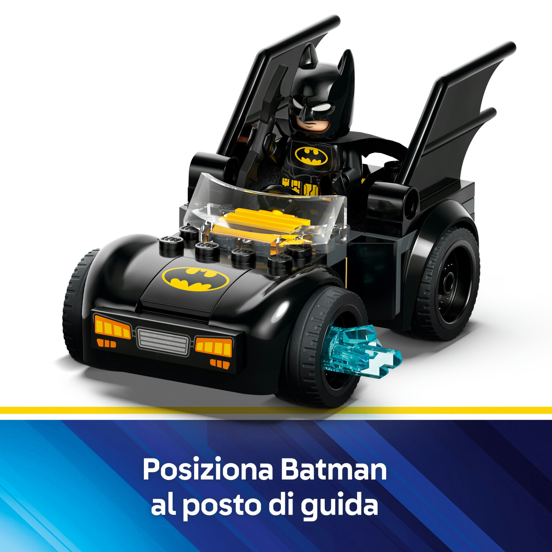 Lego dc 76301 batman e batmobile contro mr. freeze, macchina giocattolo del supereroe con 2 minifigure, giochi per bambini 4+ - LEGO SUPER HEROES