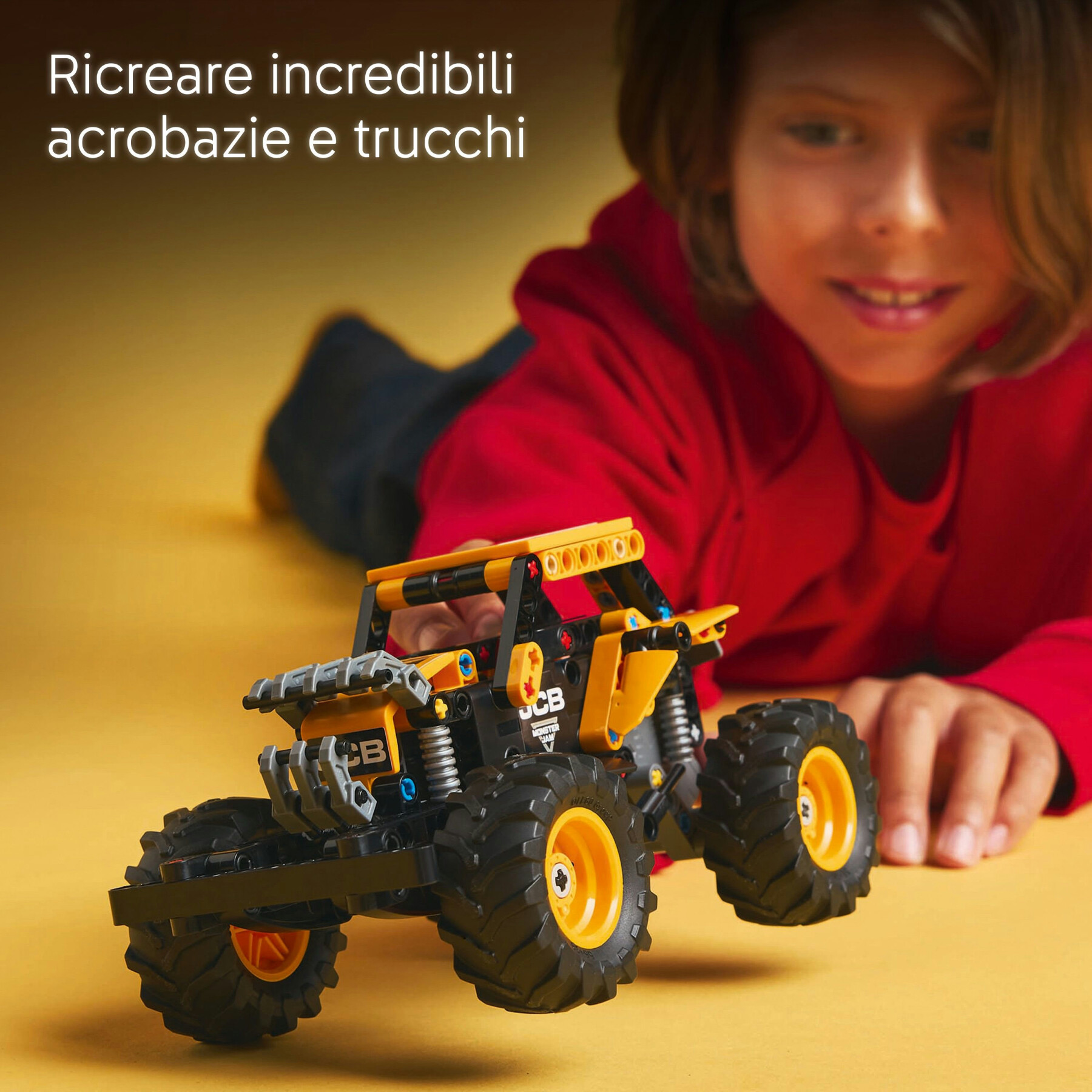 Lego technic 42199 pull-back monster jam digatron, monster truck giocattolo da costruire, giochi bambini 7+, regalo fan veicoli - LEGO TECHNIC