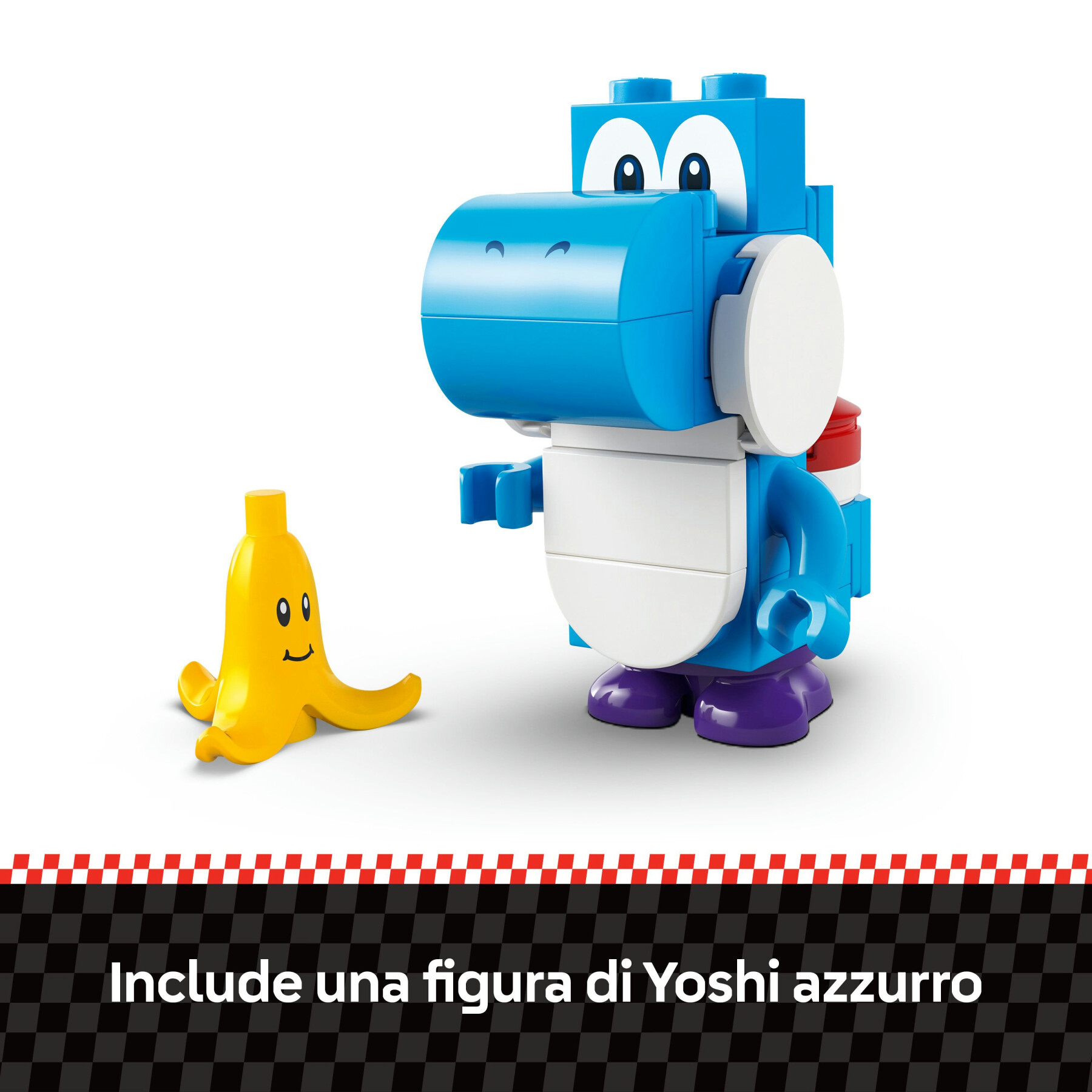 Lego super mario 72031 mario kart : moto yoshi, giocattolo interattivo, giochi per bambini 7+, regalo nintendo da collezione - LEGO® Super Mario™