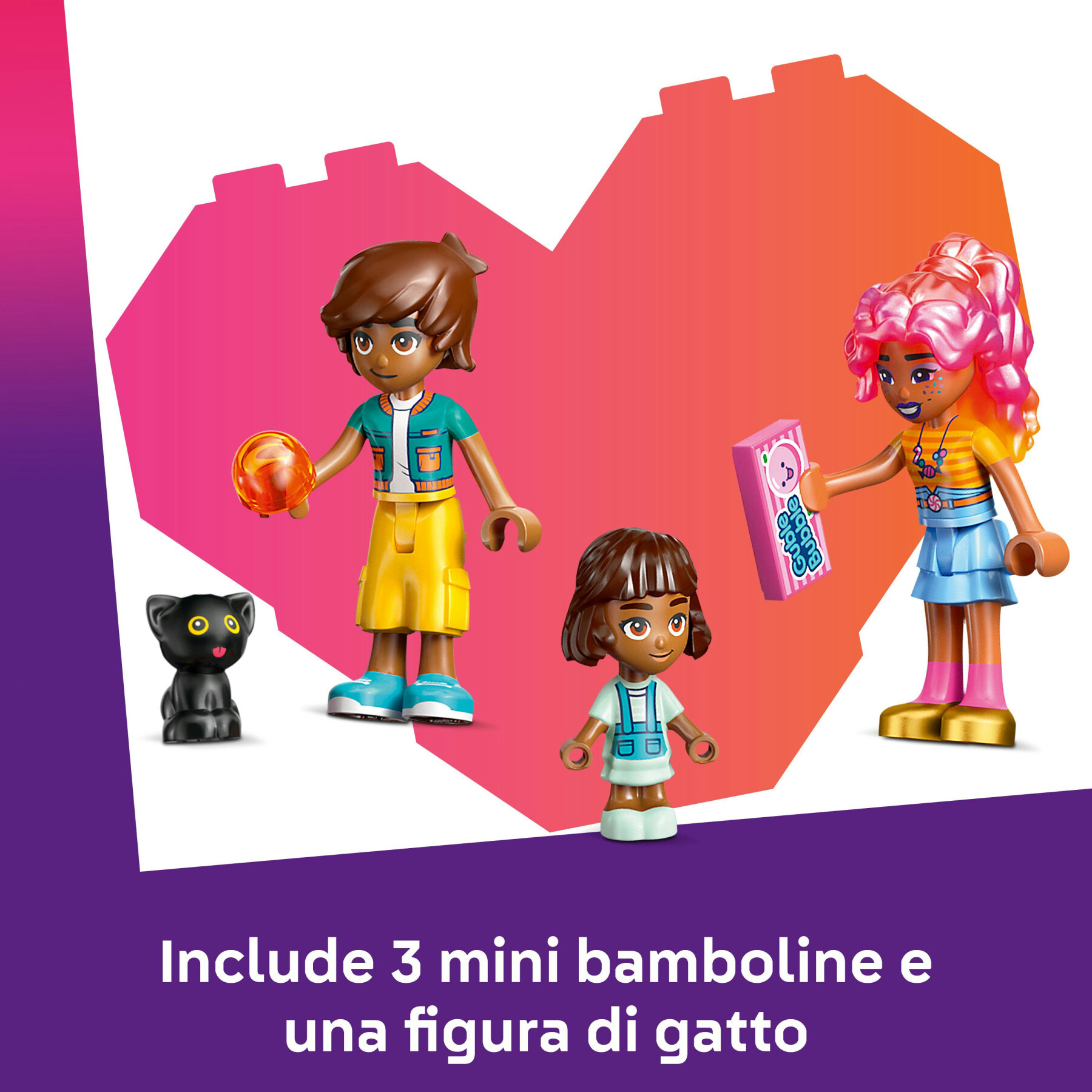 Lego friends 42649 negozio di dolciumi di heartlake city, giochi per sviluppo abilità sociali per bambine 6+, idea regalo - LEGO FRIENDS