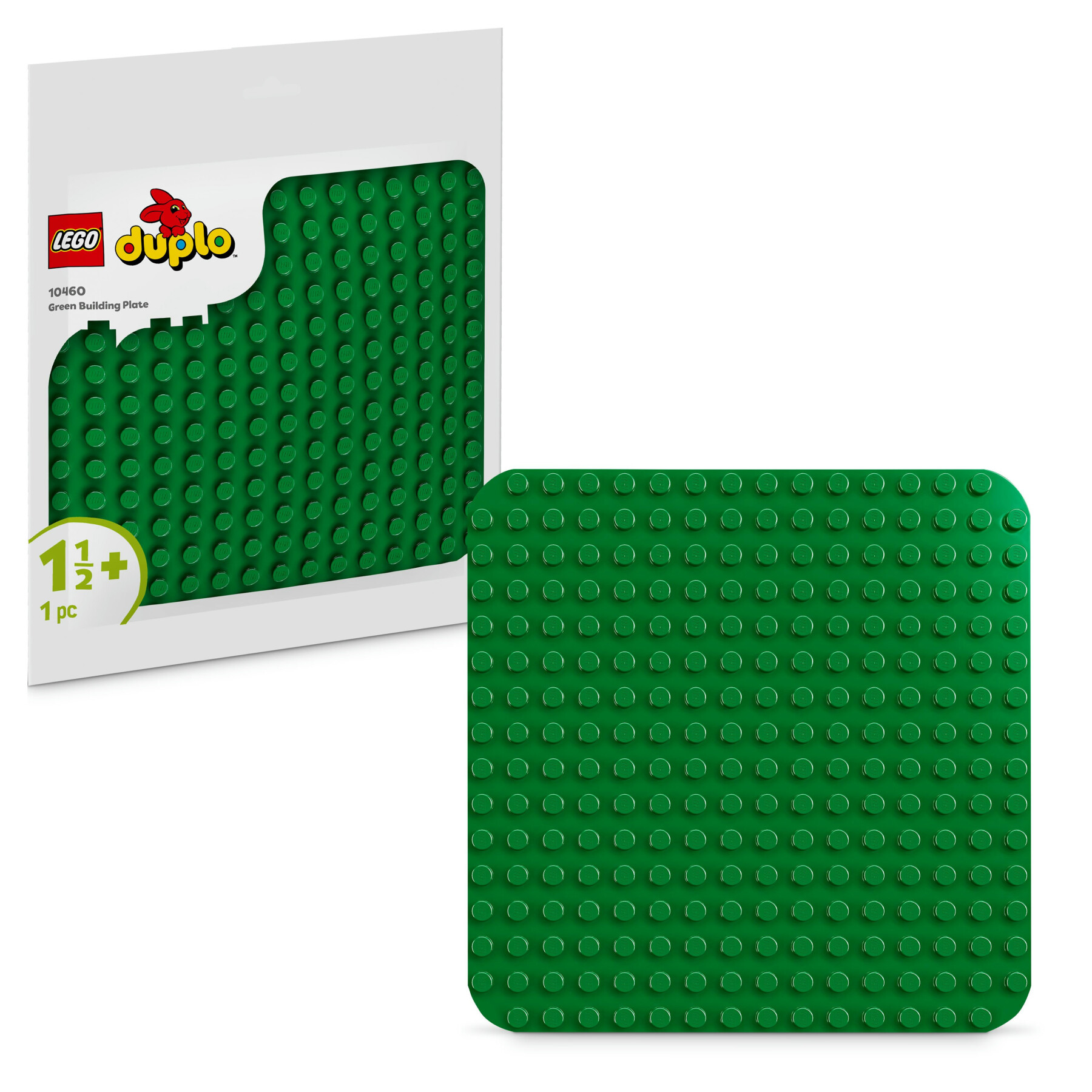 Lego duplo classic 10460 base verde, piastra giocattolo per mattoncini da 24x24 bottoncini, costruzioni creative per bambini - LEGO DUPLO