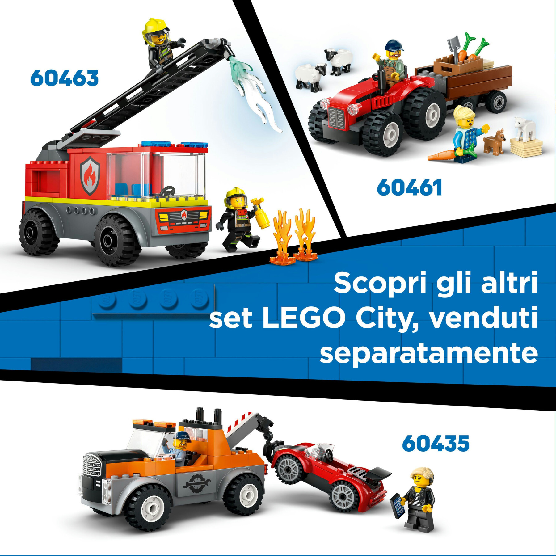 Lego city 60450 pala gommata gialla, escavatore giocattolo da costruire, veicolo da cantiere, giochi educativi per bambini 4+ - LEGO CITY