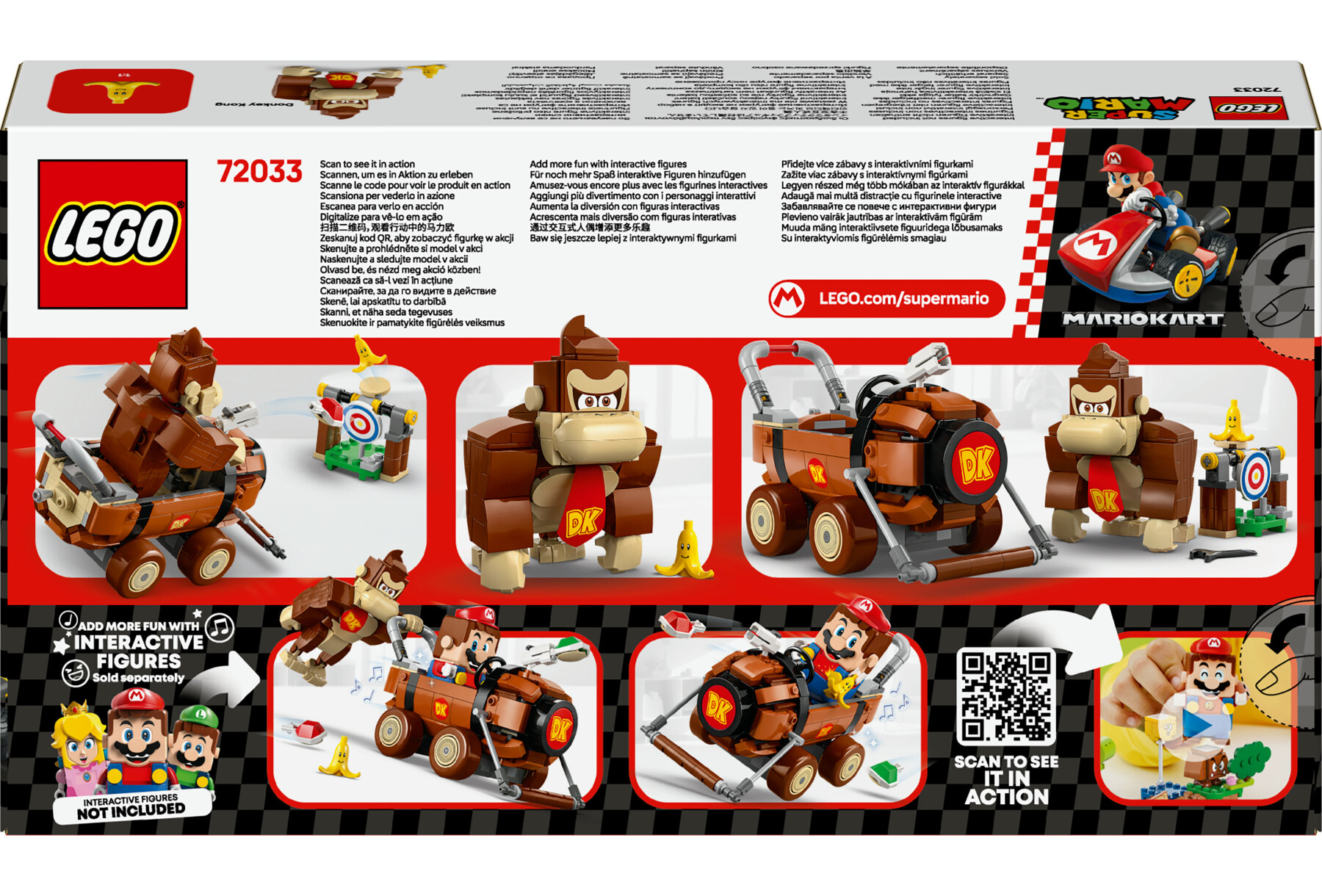 Lego super mario 72033 mario kart: donkey kong e maxibarile dk, auto da costruire con personaggio nintendo, giochi bambini 8+ - LEGO® Super Mario™