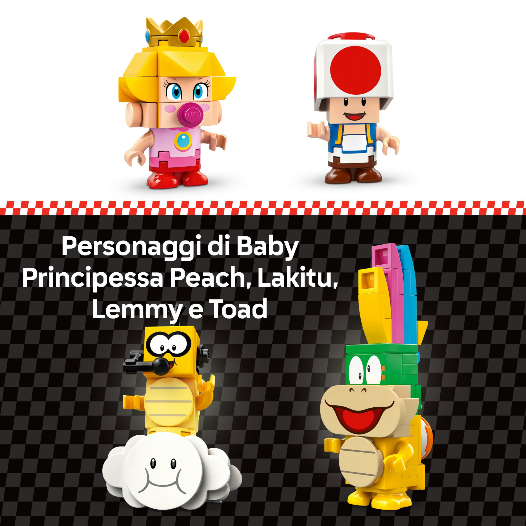 Lego super mario 72036 mario kart: pack baby peach e gran premio, veicoli e pista giocattolo da costruire, giochi bambini 8+ - LEGO® Super Mario™