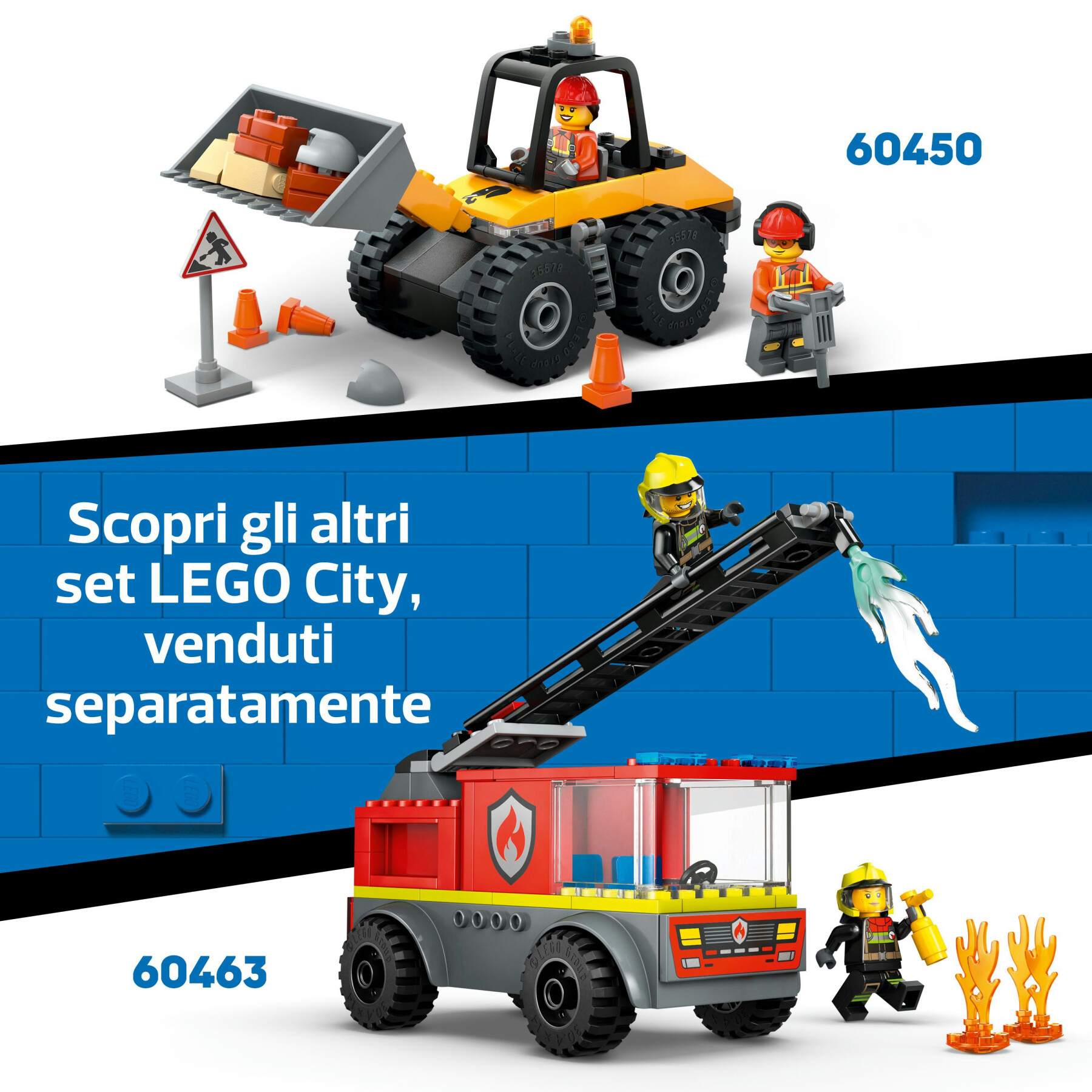 Lego city 60461 trattore agricolo rosso con rimorchio e pecore, veicolo e animali giocattolo, giochi montessori per bambini 4+ - LEGO CITY