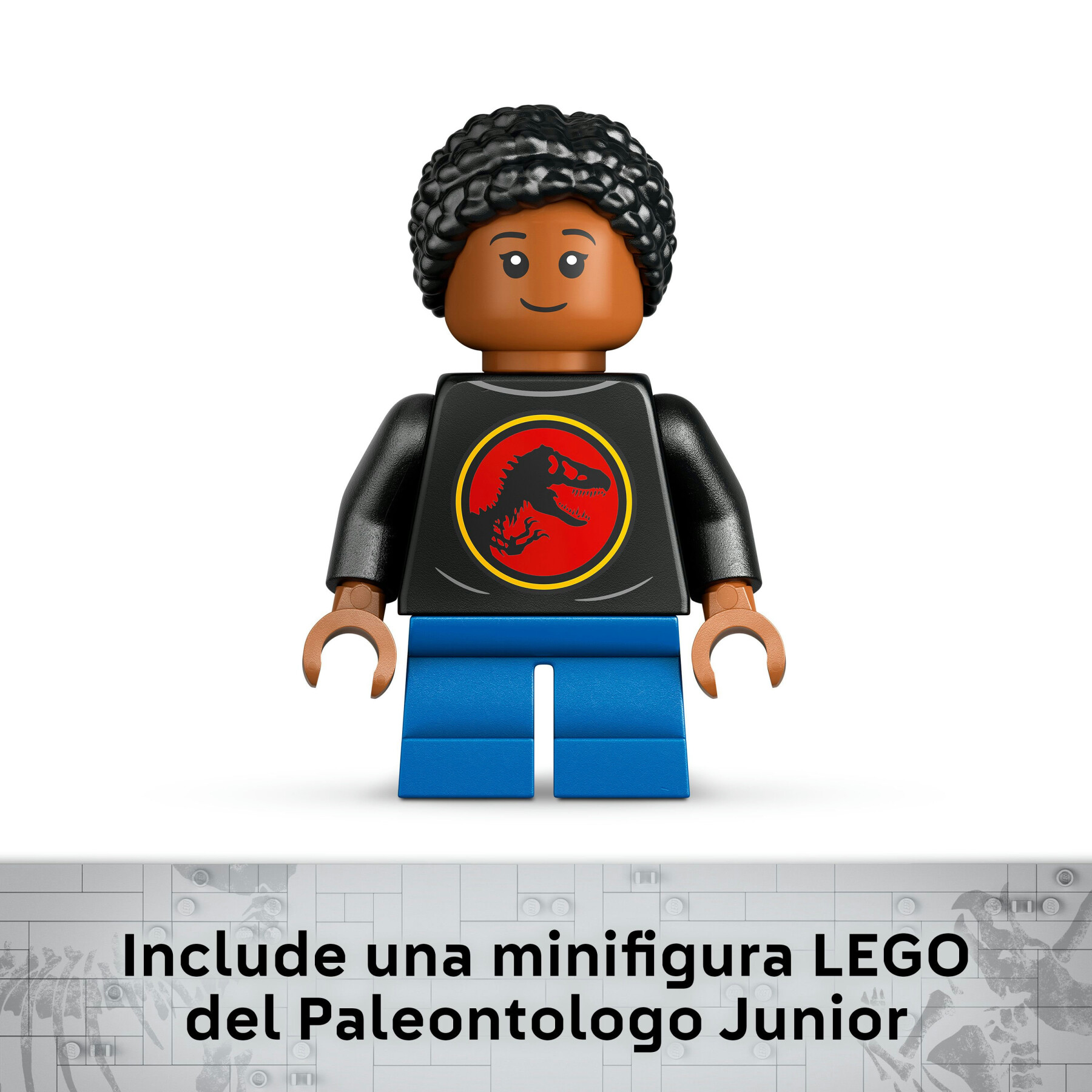 Lego jurassic world 76969 fossili di dinosauro: teschio di triceratopo, giocattolo con supporto e minifigure, giochi bambini 9+ - LEGO JURASSIC PARK/W