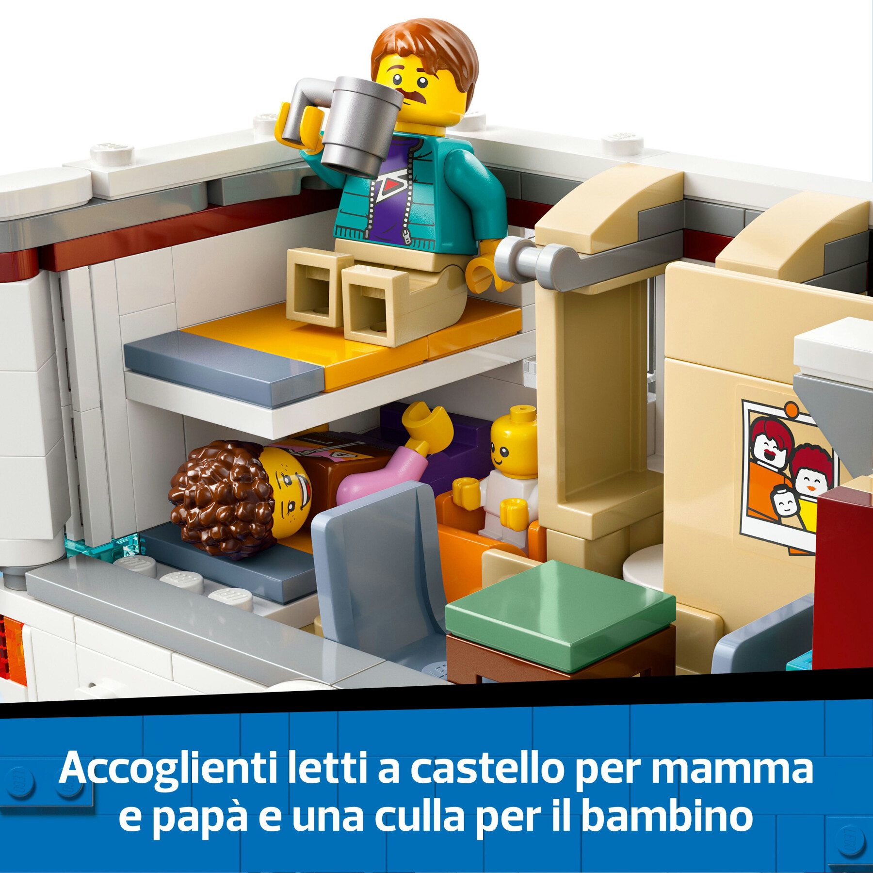 Lego city 60454 camper van delle vacanze d’avventura, veicolo giocattolo con 3 minifigure e accessori, giochi per bambini 6+ - LEGO CITY