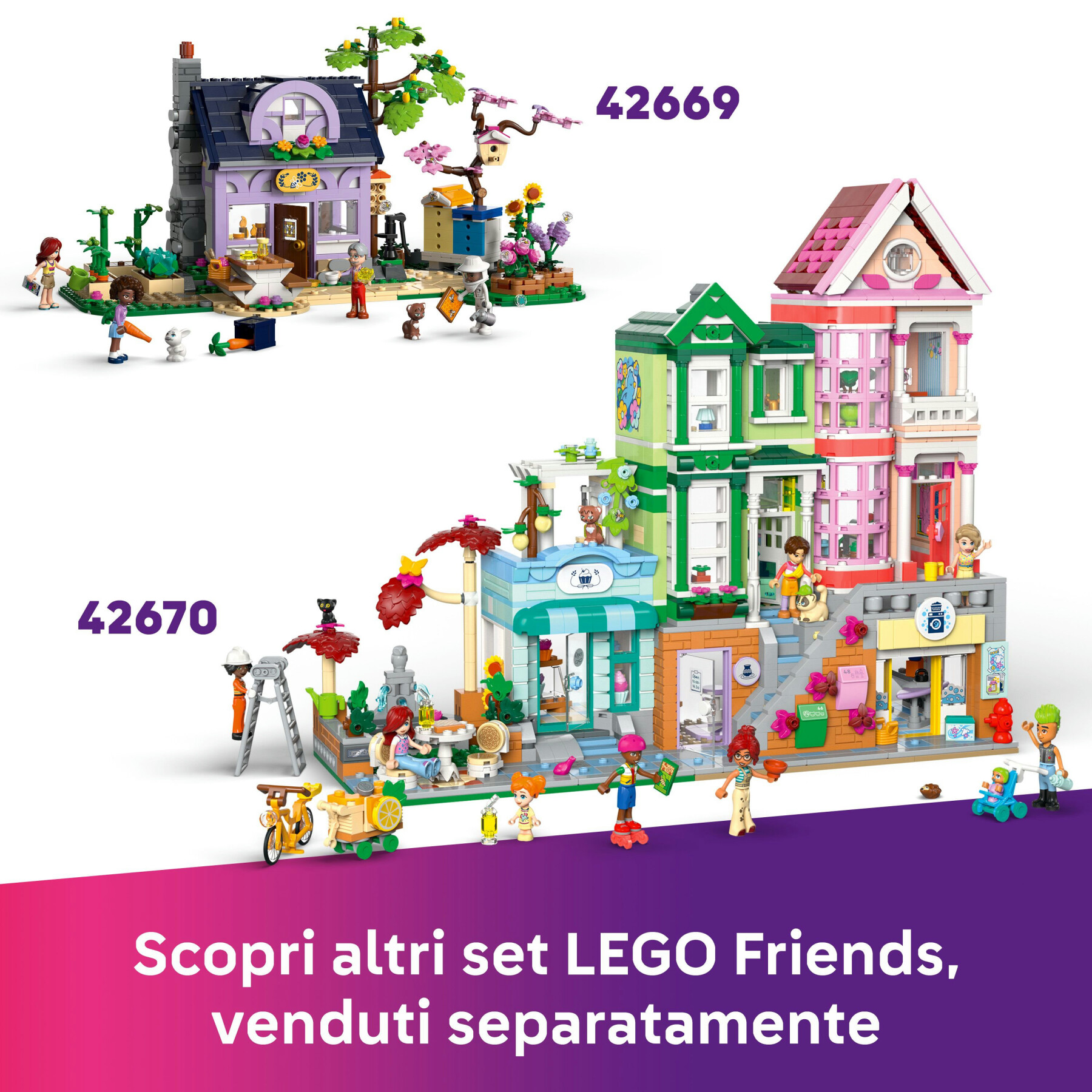 Lego friends 42655 ristorante e scuola di cucina, giochi creativi per le abilità sociali per bambine 8+, regalo di compleanno - LEGO FRIENDS