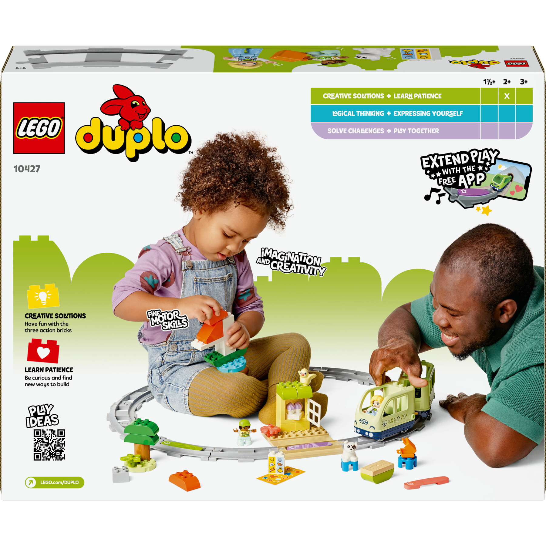 Lego duplo 10427 treno d’avventura interattivo, giochi educativi per bambini 2+ con mattoncini multifunzione, regalo didattico - LEGO DUPLO