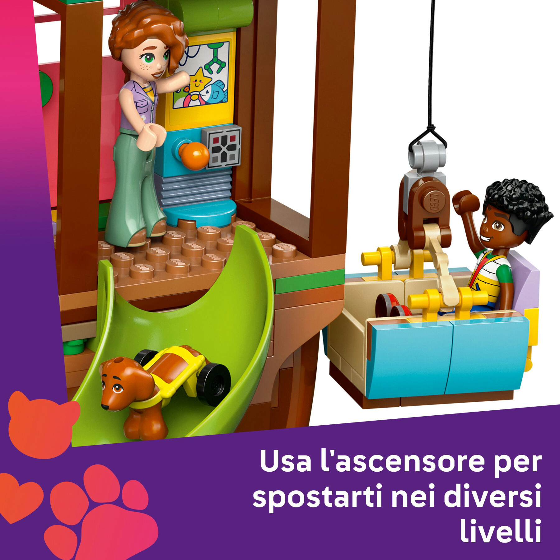 Lego friends 42652 casa sull’albero dell’amicizia, giochi per abilità sociali per bambine 8+, animali giocattolo e personaggi - LEGO FRIENDS