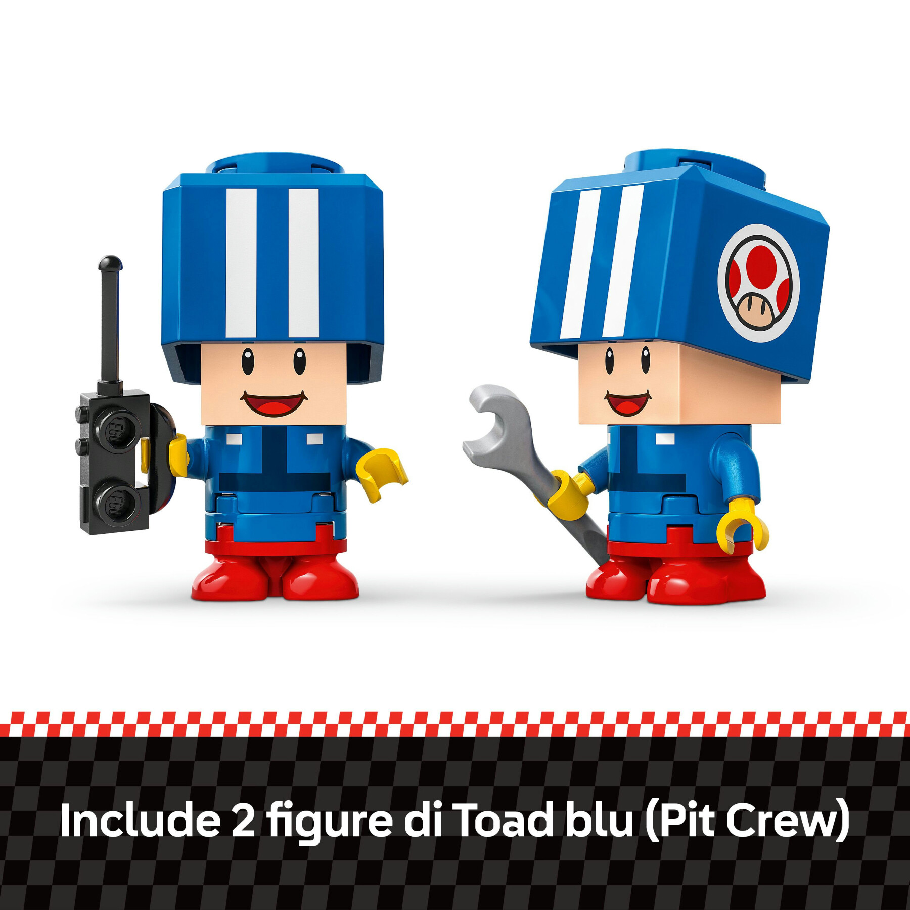 Lego super mario 72035 mario kart : officina di toad, garage giocattolo con macchina e 2 personaggi, giochi per bambini 8+ - LEGO® Super Mario™