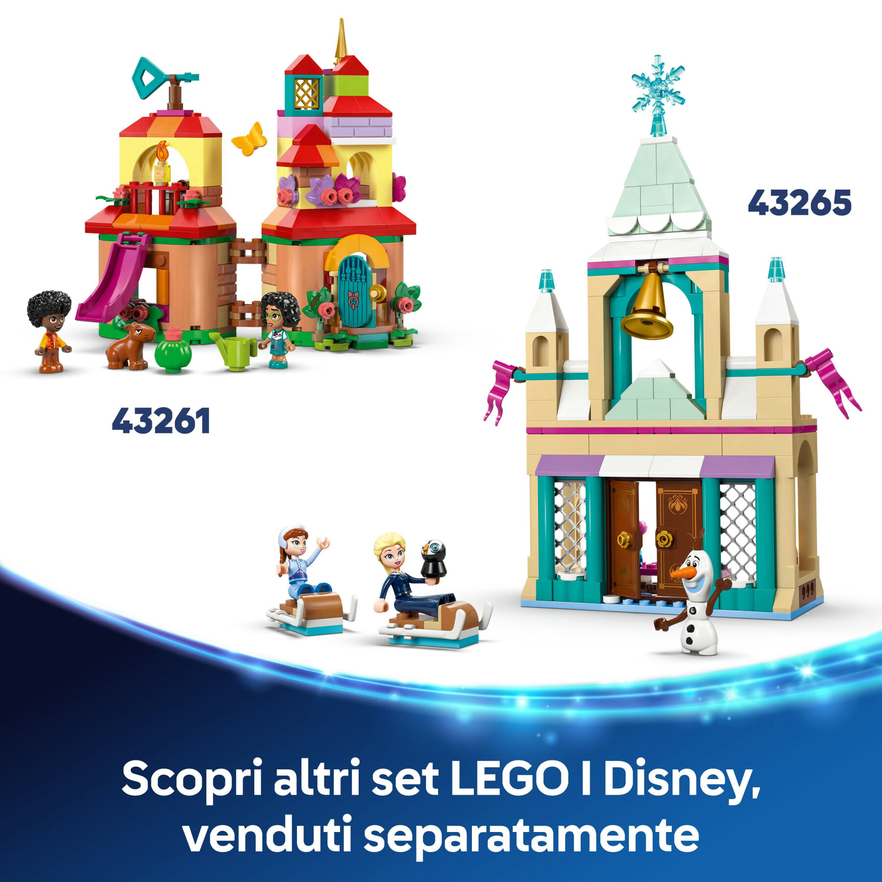 Lego  disney princess 43259 ariel ballerina, giochi da principesse per bambine 5+ con supporto girevole per mini bambolina - LEGO DISNEY PRINCESS