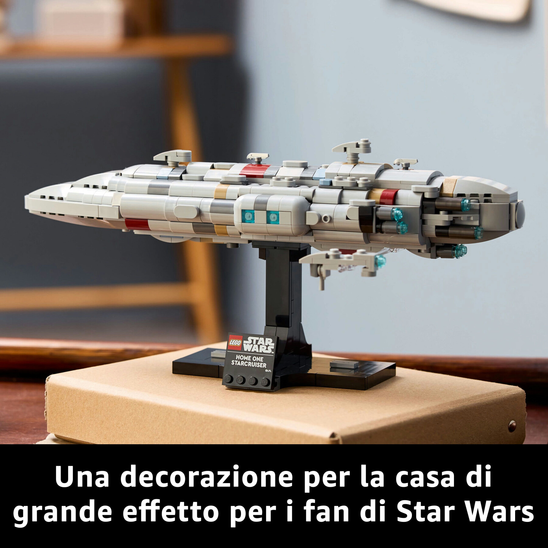 Lego star wars 75405 starcruiser home one, astronave da collezione con fregata medica nebulon-b, regalo adulti, uomo e donna - LEGO® Star Wars™