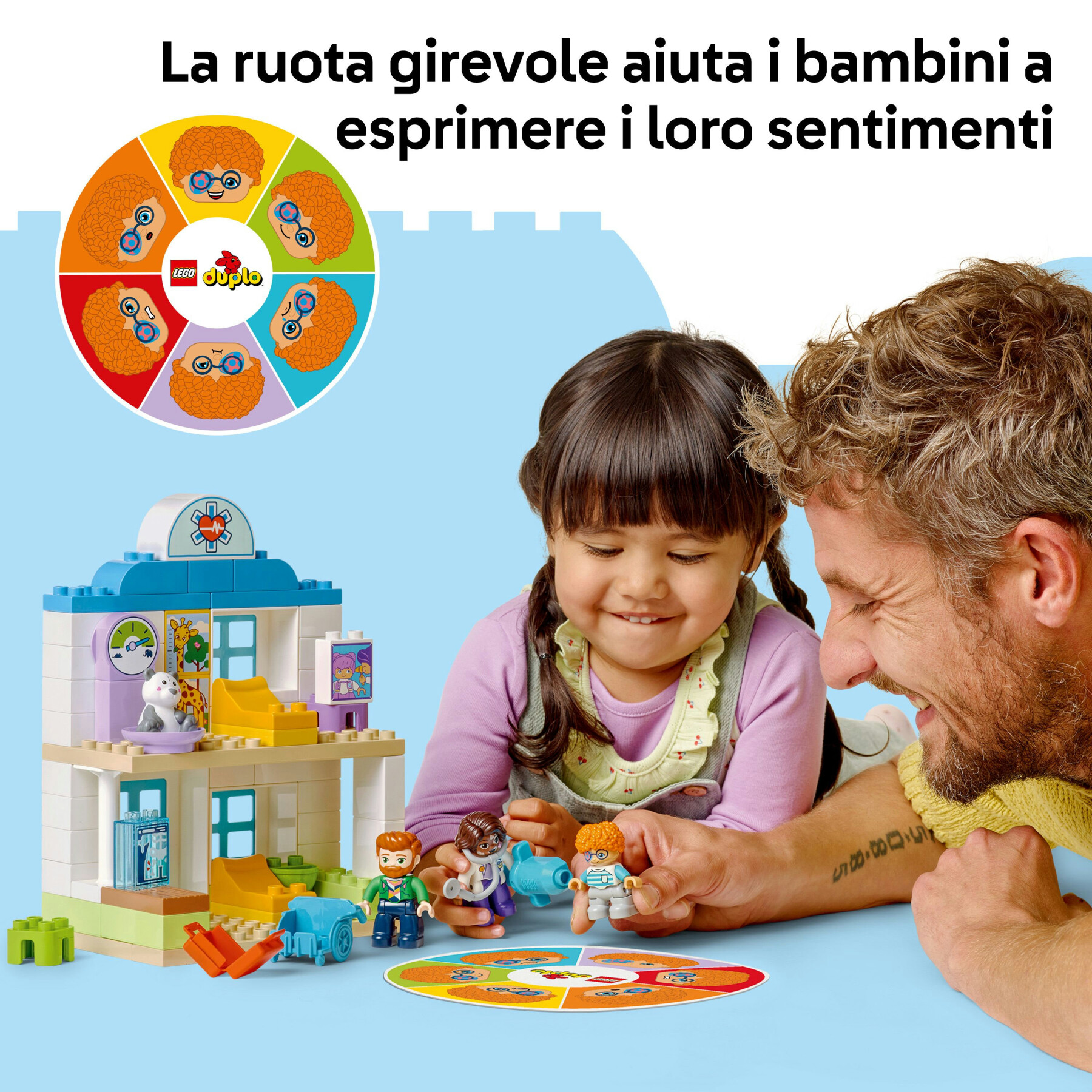 Lego duplo 10449 prime esperienze: visita dal dottore, giocattolo educativo per bambini 2+ per sviluppo abilità socio-emotive - LEGO DUPLO