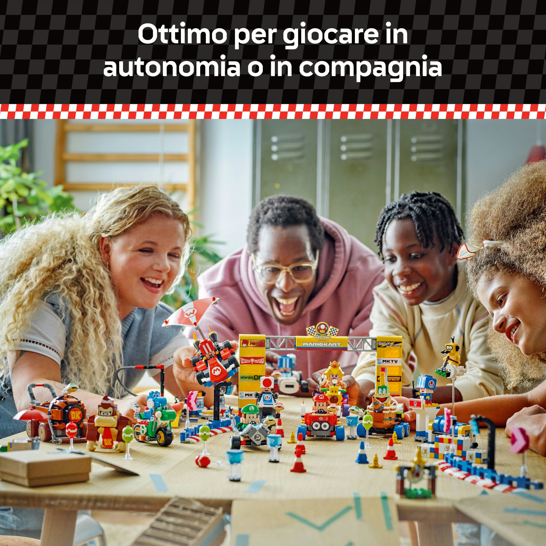 Lego super mario 72031 mario kart : moto yoshi, giocattolo interattivo, giochi per bambini 7+, regalo nintendo da collezione - LEGO® Super Mario™