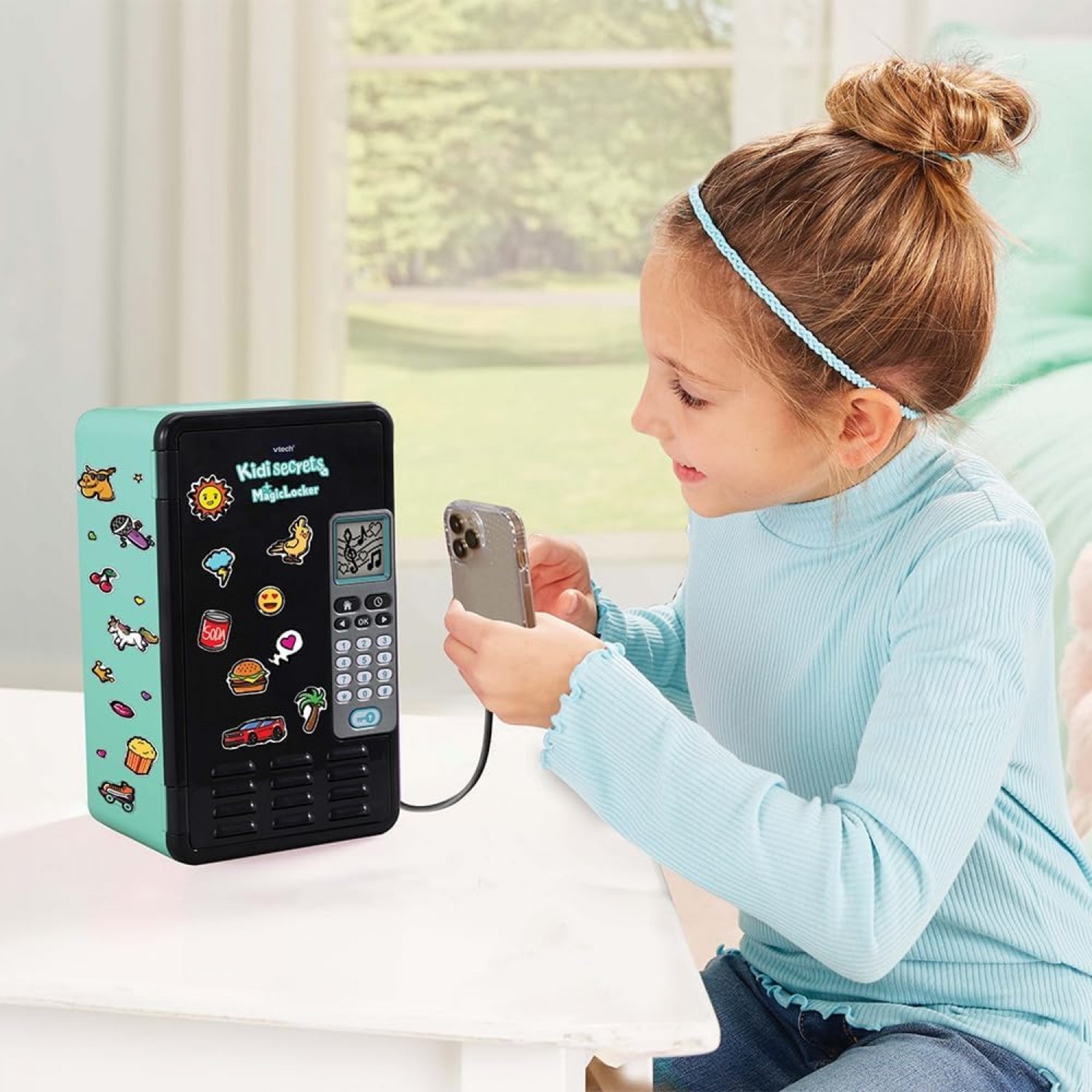 Vtech – kidisecrets magic locker blu, una cassaforte sicura e personalizzabile per custodire i tuoi segreti! - VTECH