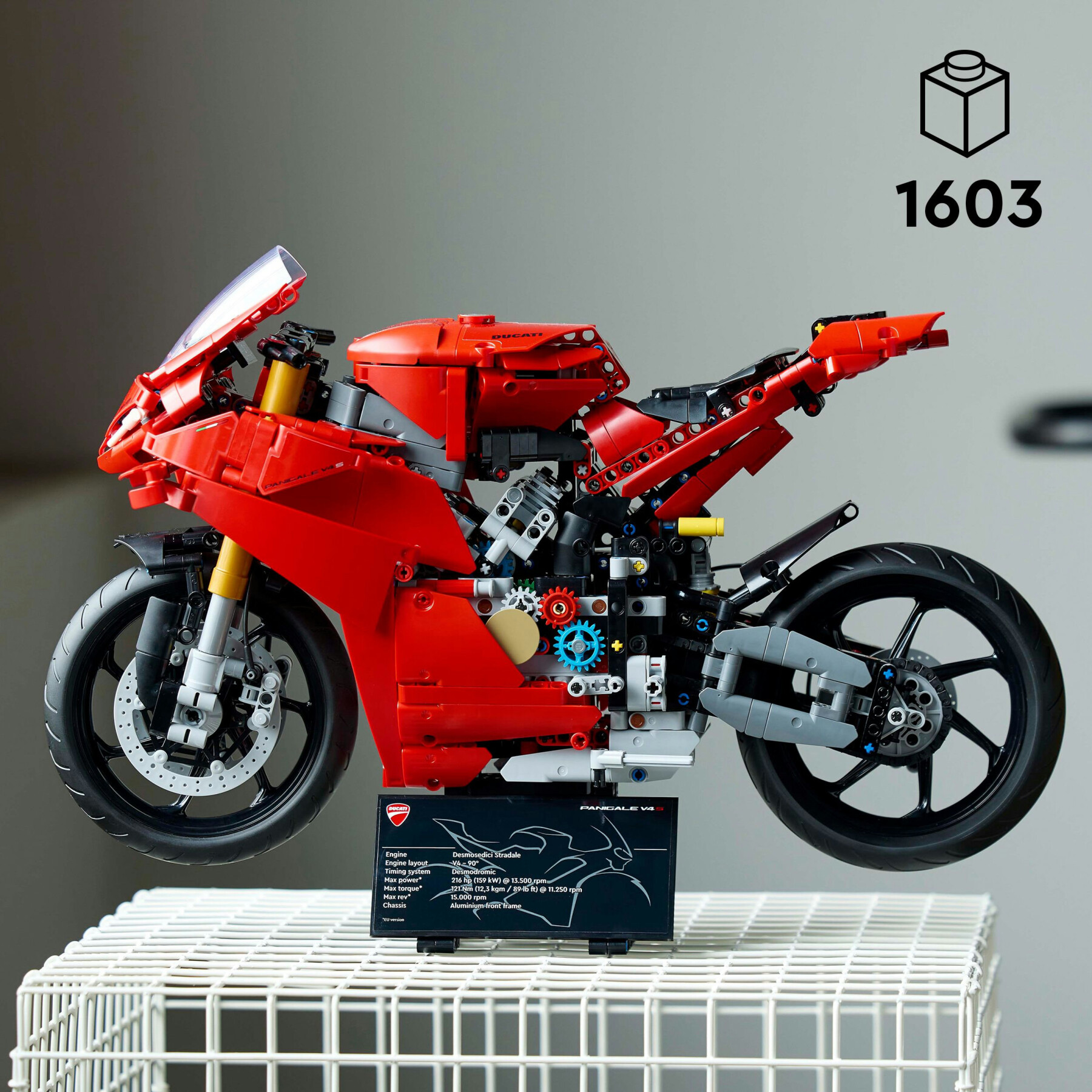 Lego technic 42202 motocicletta ducati panigale v4 s, modello per adulti da collezione, idea regalo uomo o donna fan delle moto - LEGO TECHNIC