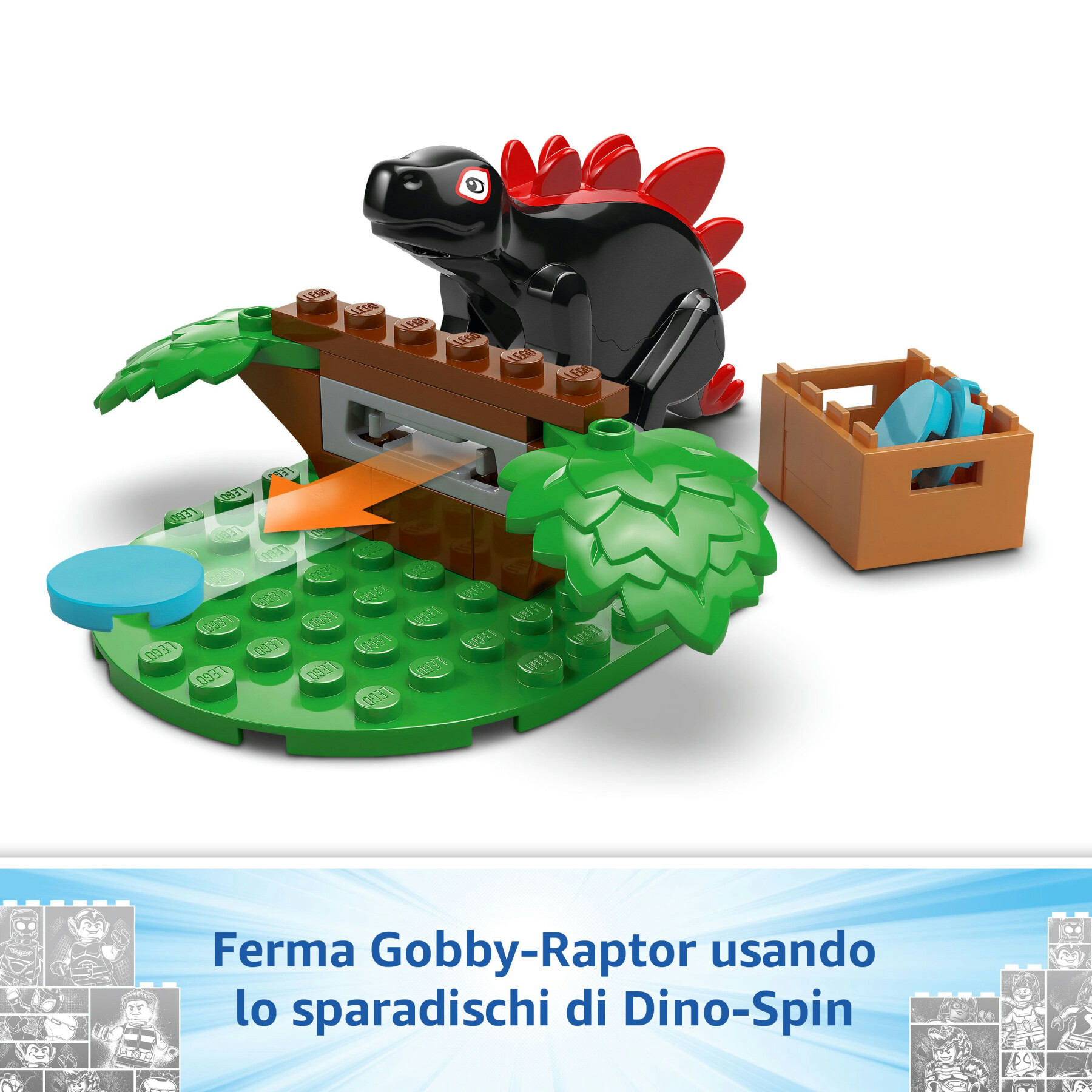 Lego marvel 11200 battaglia con il raptor al quartier generale sull’albero di spider-man e gobby, giochi di ruolo bambini 4+ - LEGO SUPER HEROES