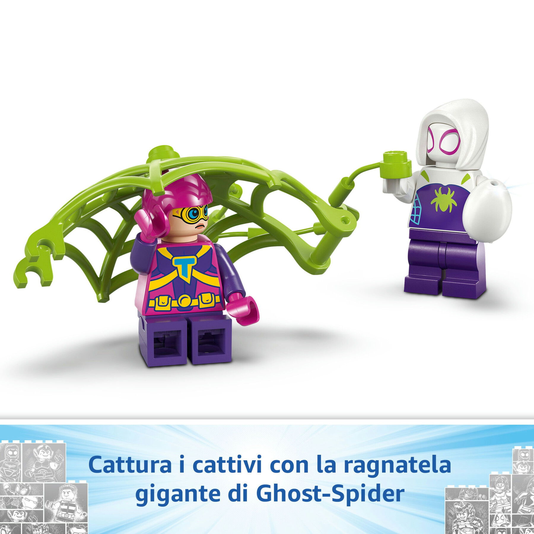 Lego marvel 11200 battaglia con il raptor al quartier generale sull’albero di spider-man e gobby, giochi di ruolo bambini 4+ - LEGO SUPER HEROES