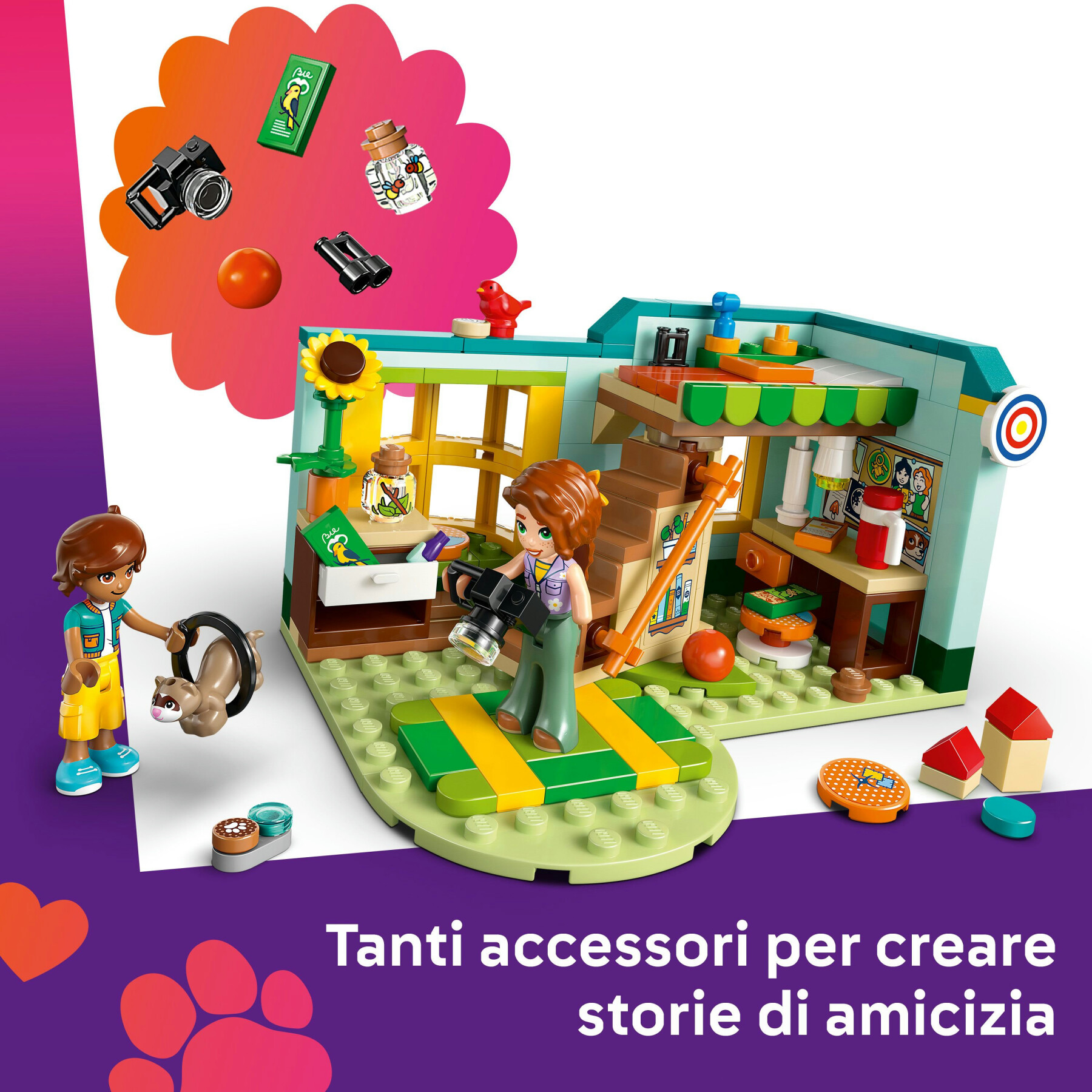 Lego friends 42646 la camera di autumn, giochi creativi per lo sviluppo abilità sociali delle bambine 6+ amanti della natura - LEGO FRIENDS