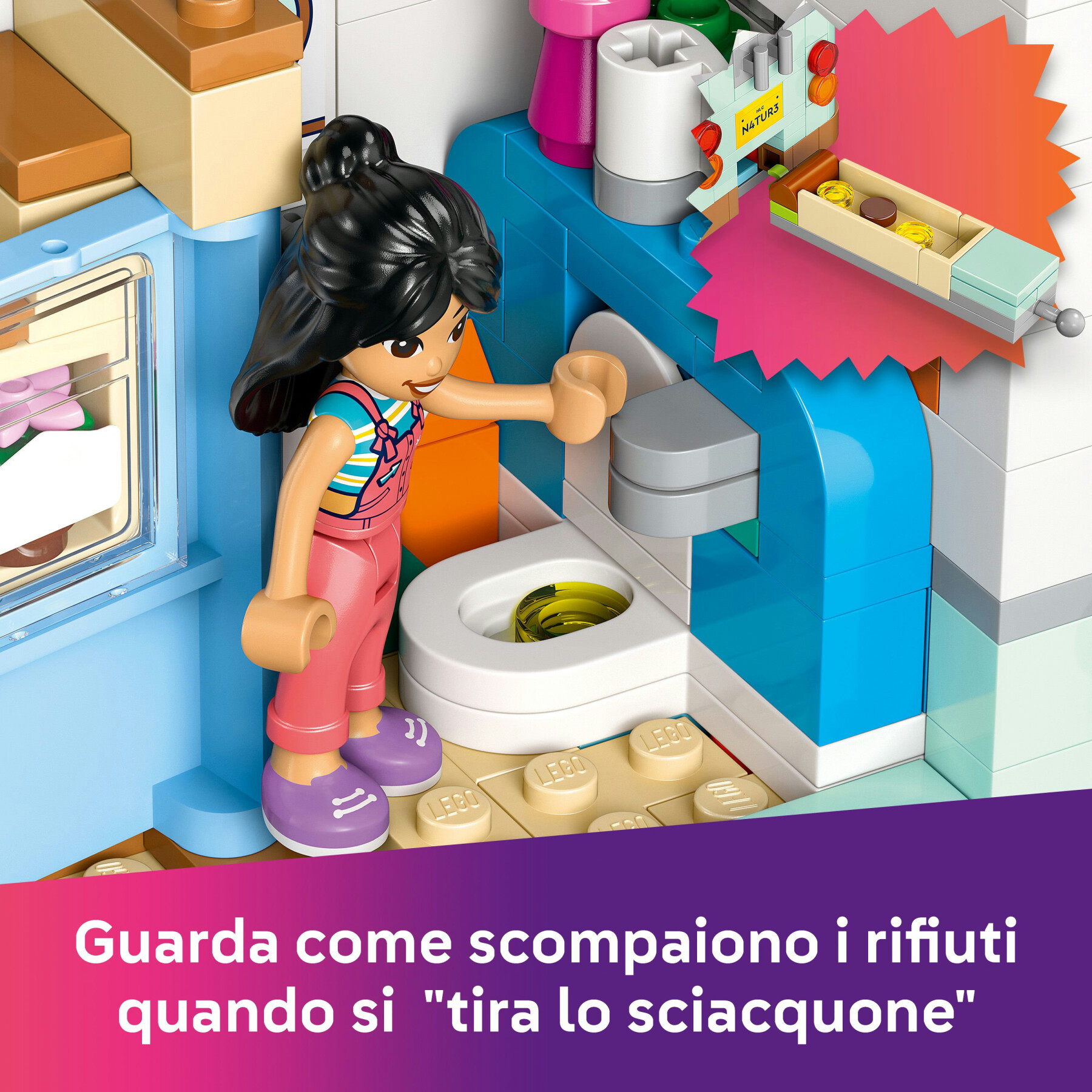 Lego friends 42663 avventura sul camper dell’amicizia, giochi di ruolo bambine 7+, personaggi, veicolo giocattolo e accessori - LEGO FRIENDS