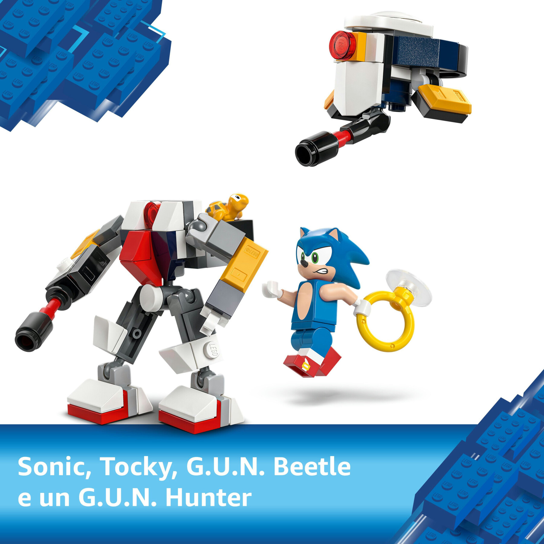 Lego sonic 77001 duello al falò di sonic, giochi per bambini e bambine 7+ con personaggi del videogioco, idea regalo per gamer - Lego