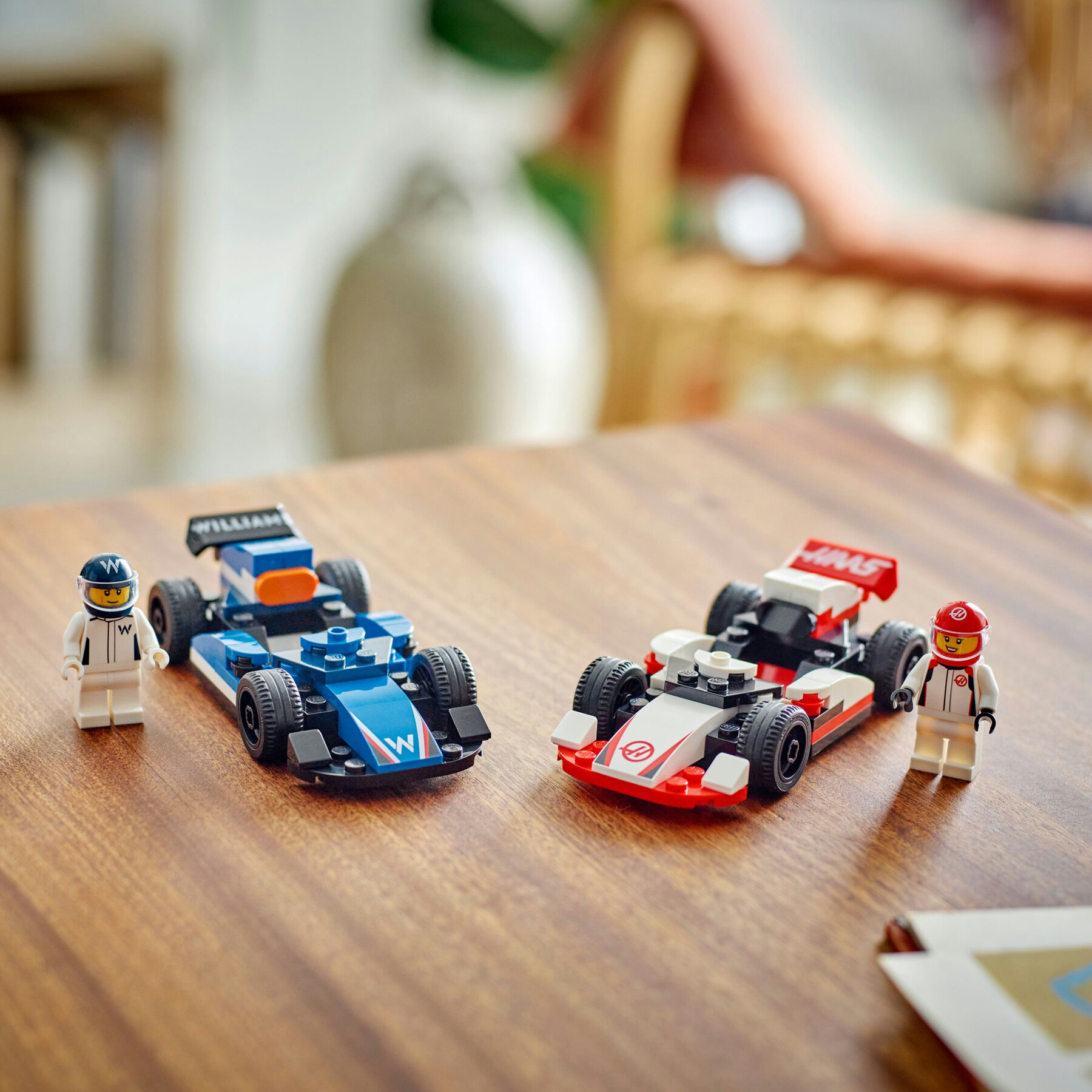 Lego city 60464 williams racing e haas f1, 2 modelli di auto con 2 minifigure, regalo bambini4+ fan delle macchine giocattolo - LEGO CITY