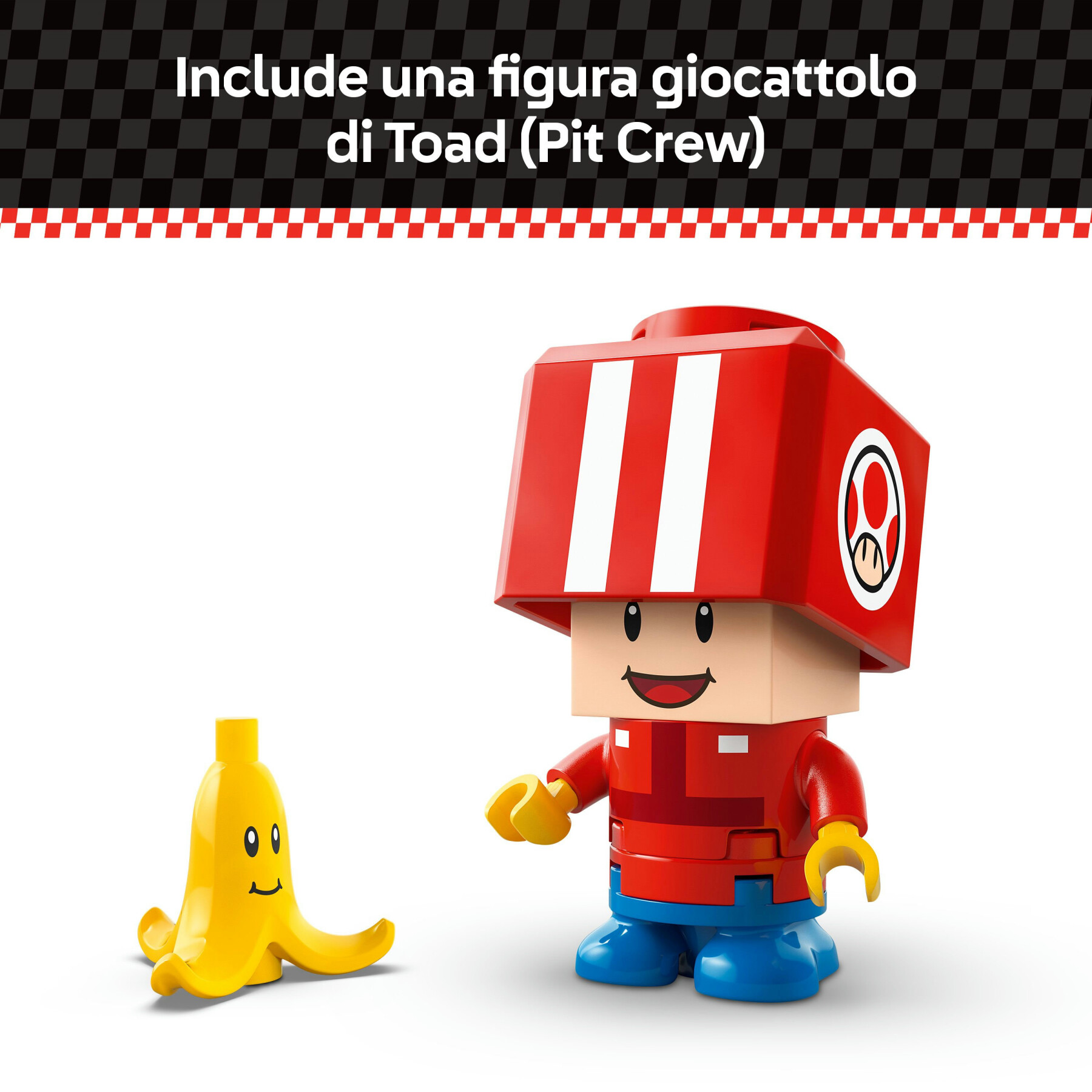 Lego super mario 72032 mario kart : kart standard, macchina giocattolo con toad, giochi per bambini 7+ nintendo da collezione - LEGO® Super Mario™