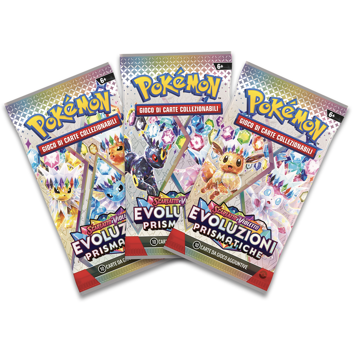 Collezione con poster dell’espansione  scarlatto e violetto - evoluzioni prismatiche - POKEMON