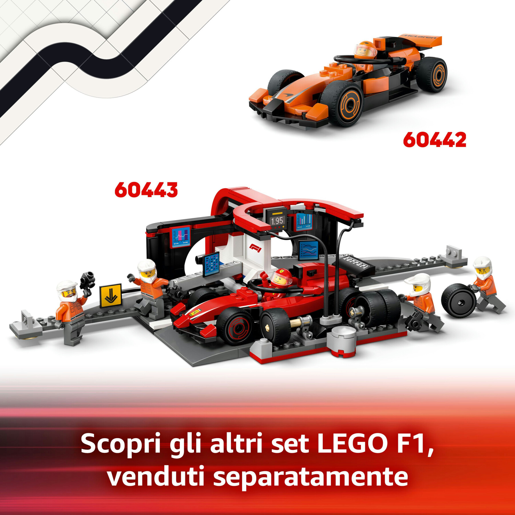 Lego city 60445 autotrasportatore f1 con monoposto rb20 e amr24 f1 - camion giocattolo con 2 modelli di auto e 5 minifigure - LEGO CITY