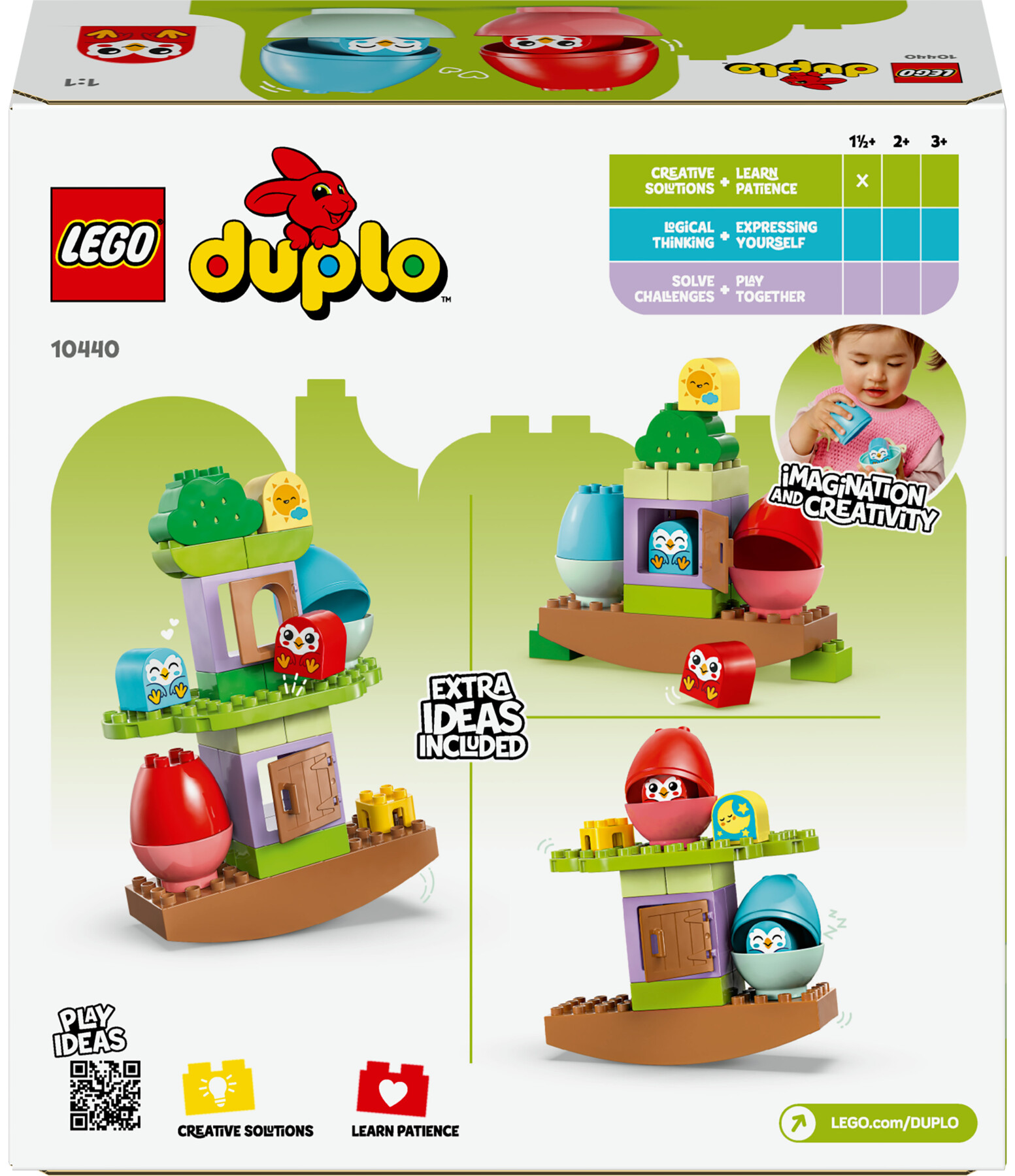 Lego duplo 10440 l’albero dell’equilibrio, casa giocattolo con elementi impilabili, giochi didattici per bambini da 18 mesi - LEGO DUPLO